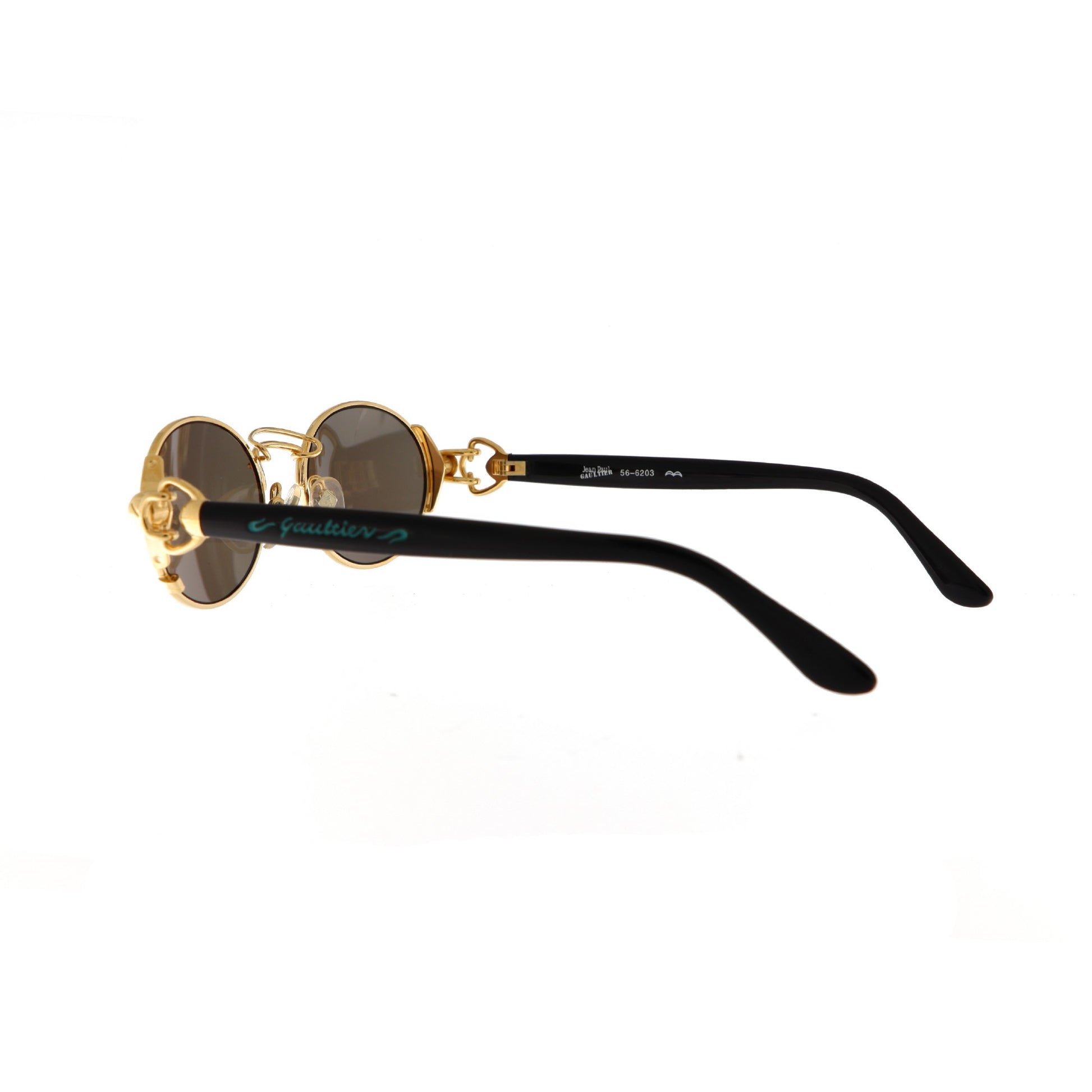 Jean Paul Gaultier sunglasses model 56-6203 (black)-Artifact Visions