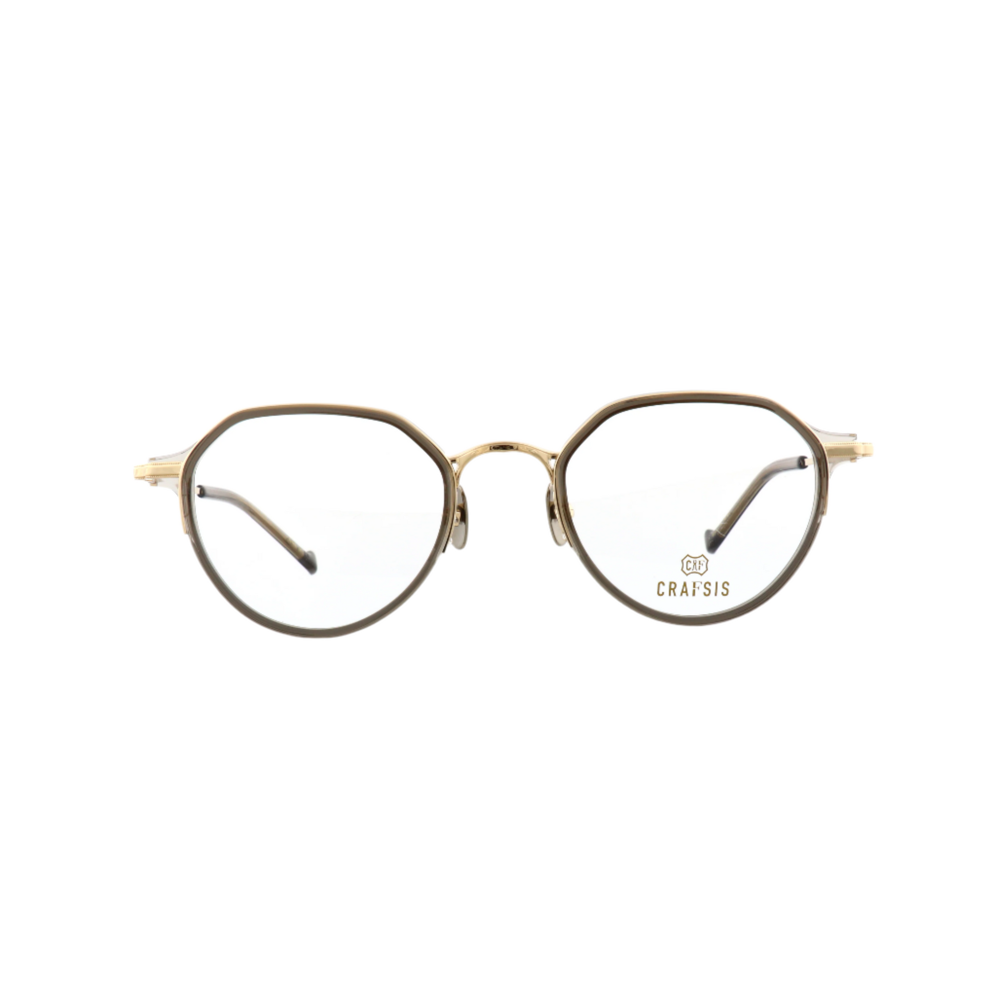 Crafsis Eyeglasses model CRF - 158 (Rose Gold)-Artifact Visions