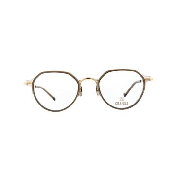 Crafsis Eyeglasses model CRF - 158 (Rose Gold)-Artifact Visions