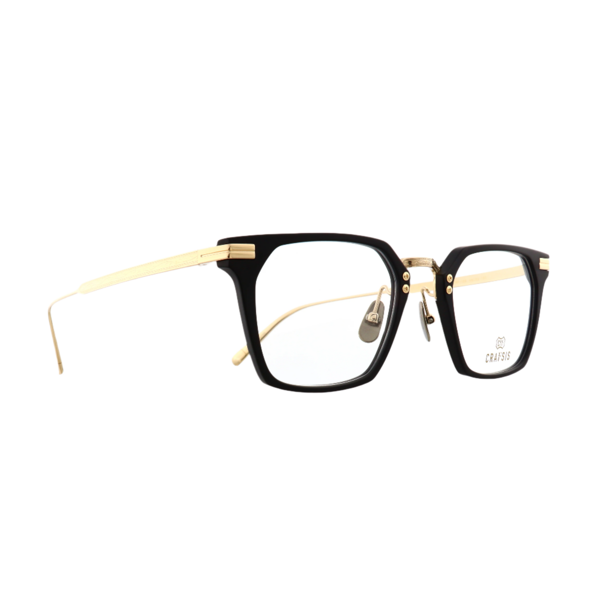 Crafsis Eyeglasses model CRF - 159 (Black)-Artifact Visions