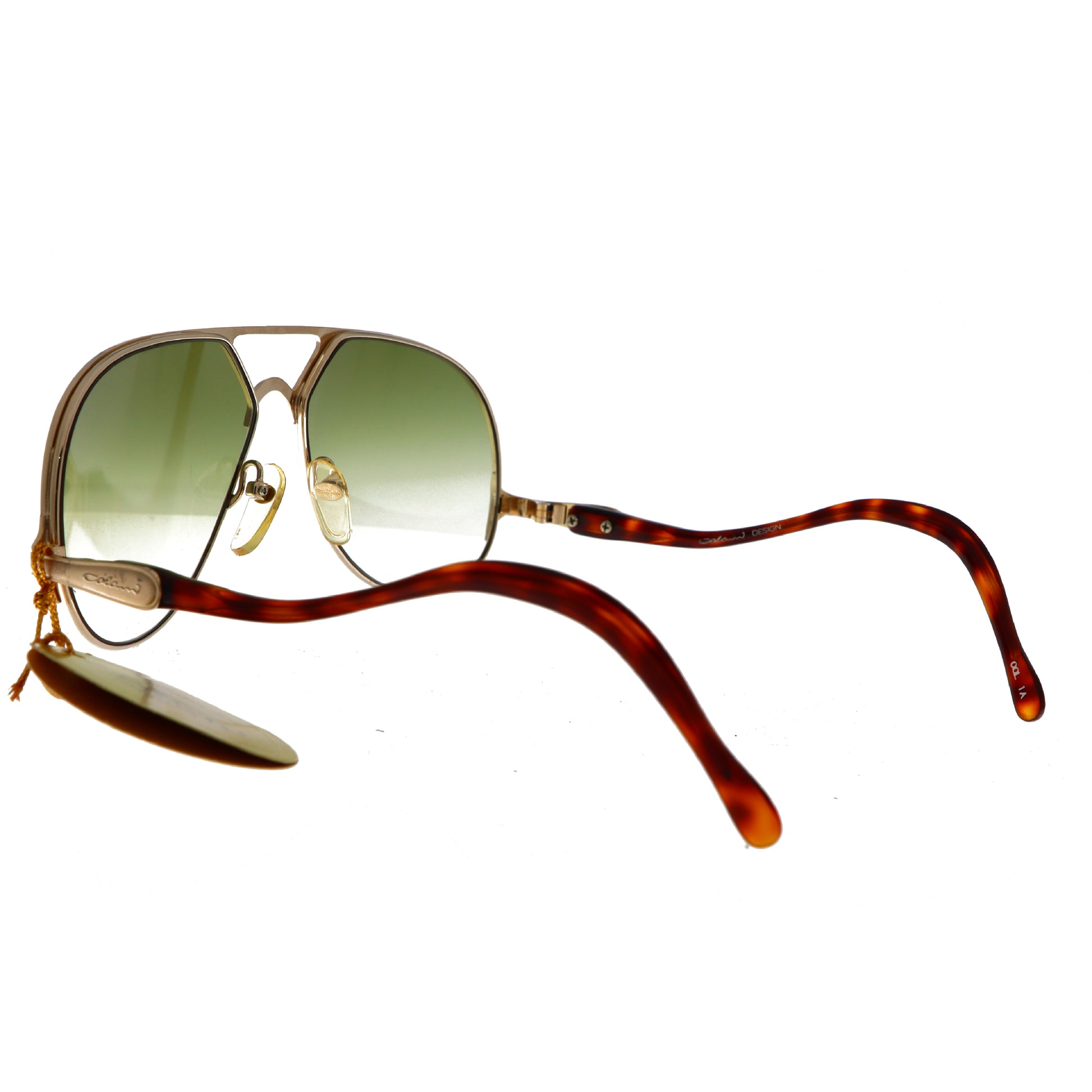 Luigi Colani sunglasses model 15-621 Gold size 60-Artifact Visions