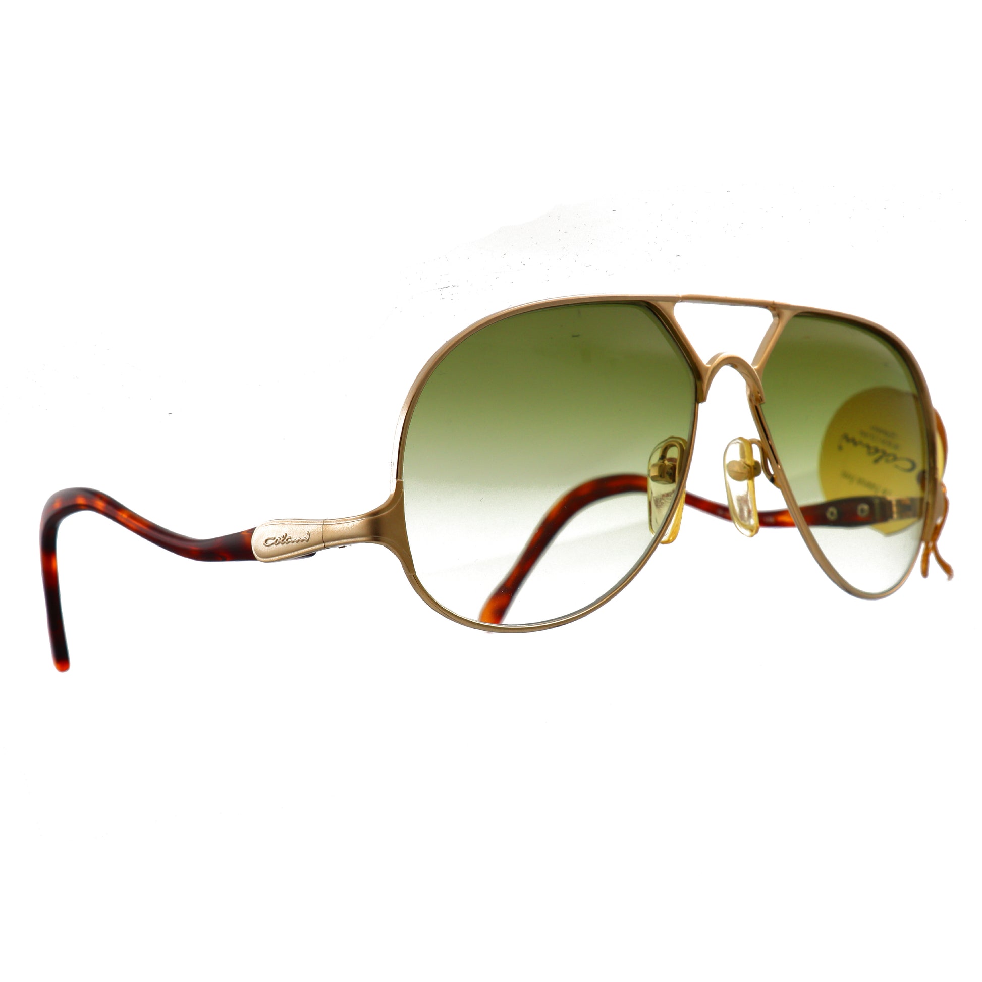Luigi Colani sunglasses model 15-621 Gold size 60-Artifact Visions