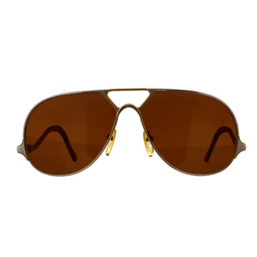 Luigi Colani sunglasses model 15-621 Gold and Brown size 60-Artifact Visions