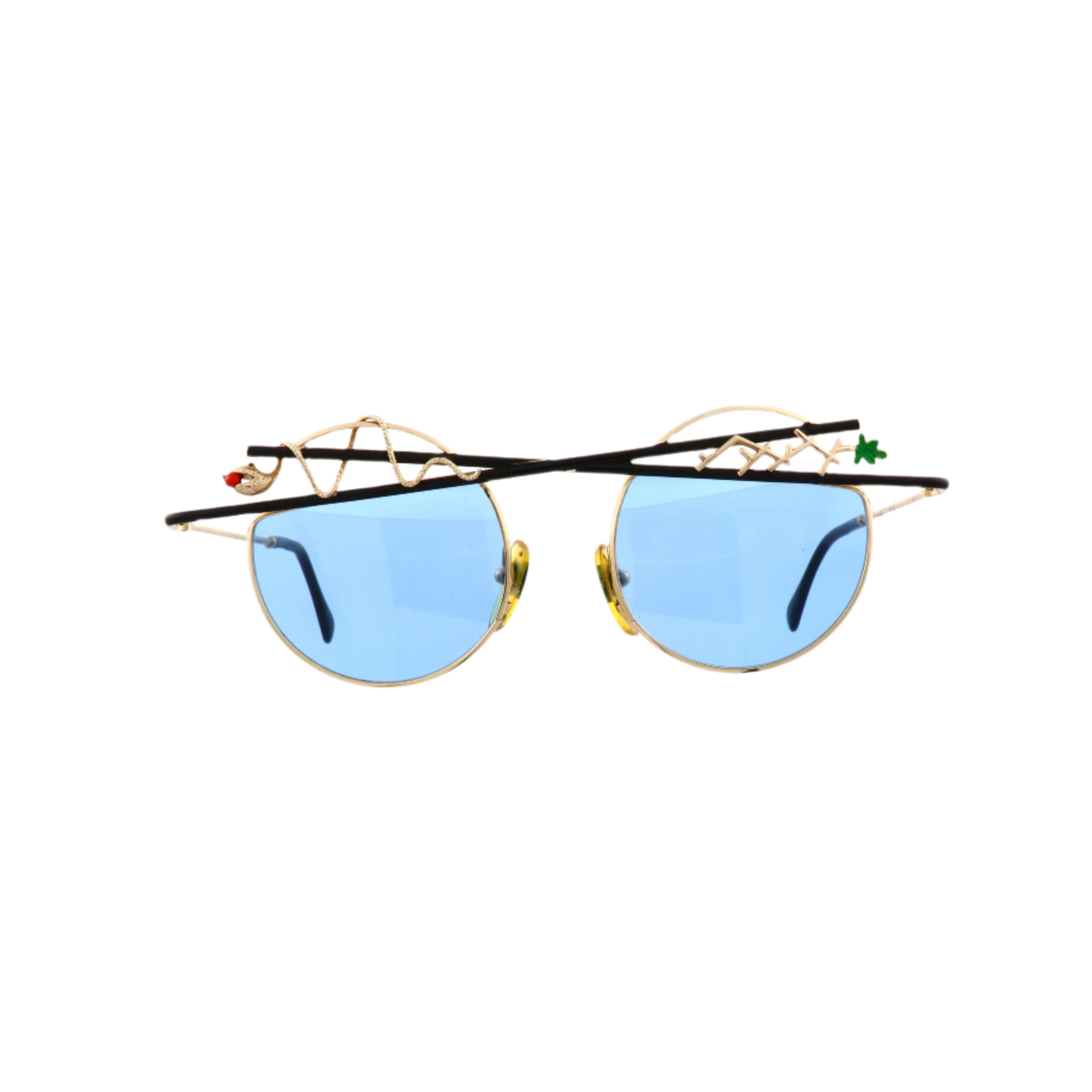 Taxi by Casanova sunglasses model ST 3 (Gold and Black)-Artifact Visions