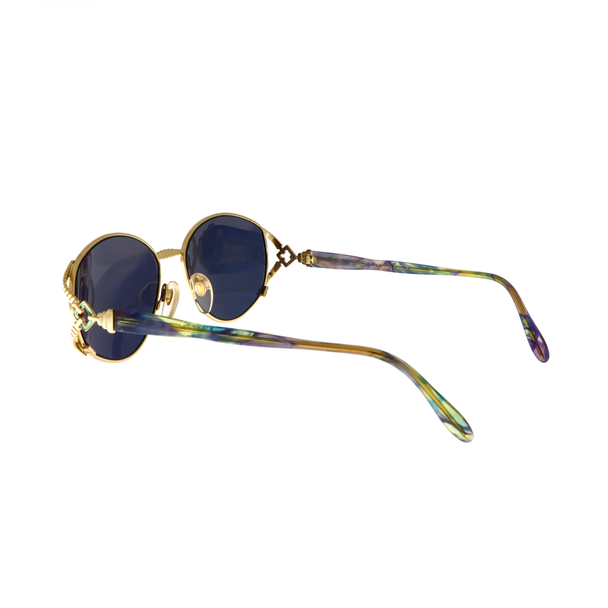 Barbara Allen sunglasses model Gerbera blue-Artifact Visions