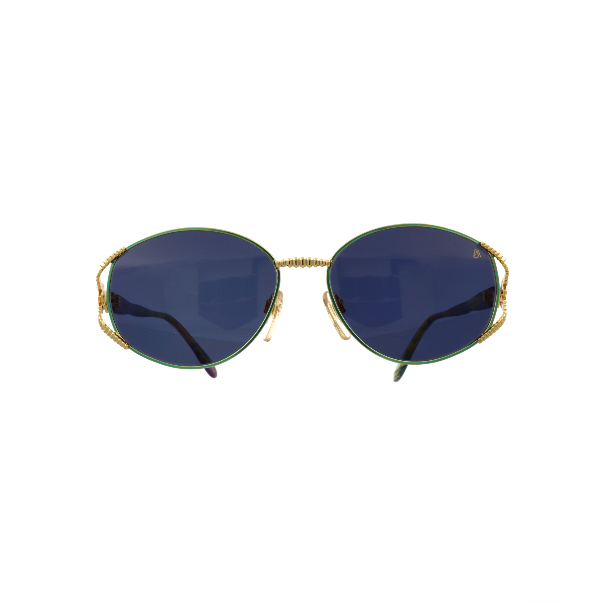 Barbara Allen sunglasses model Gerbera blue-Artifact Visions