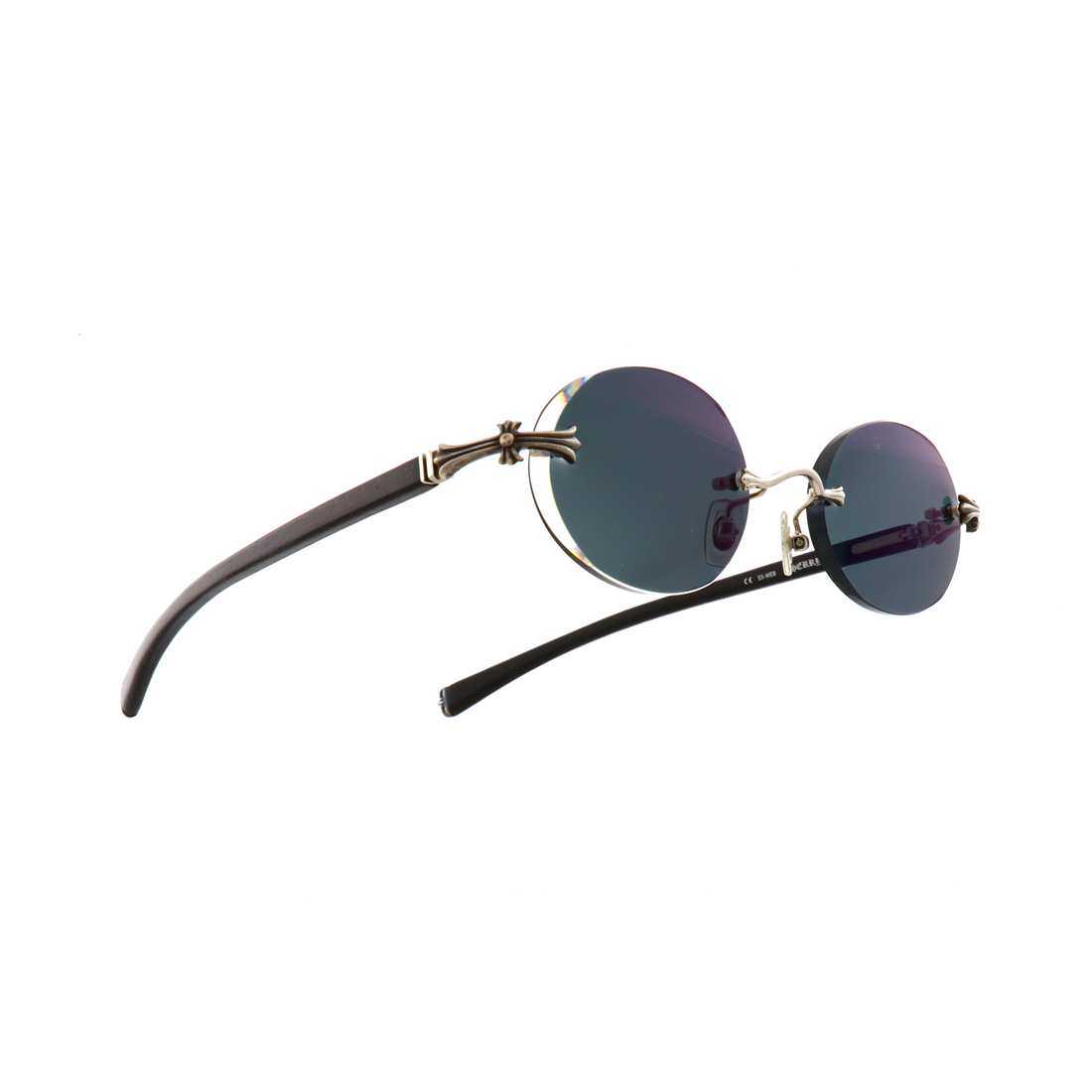 Chrome Hearts Dixie Normus black wood sunglasses