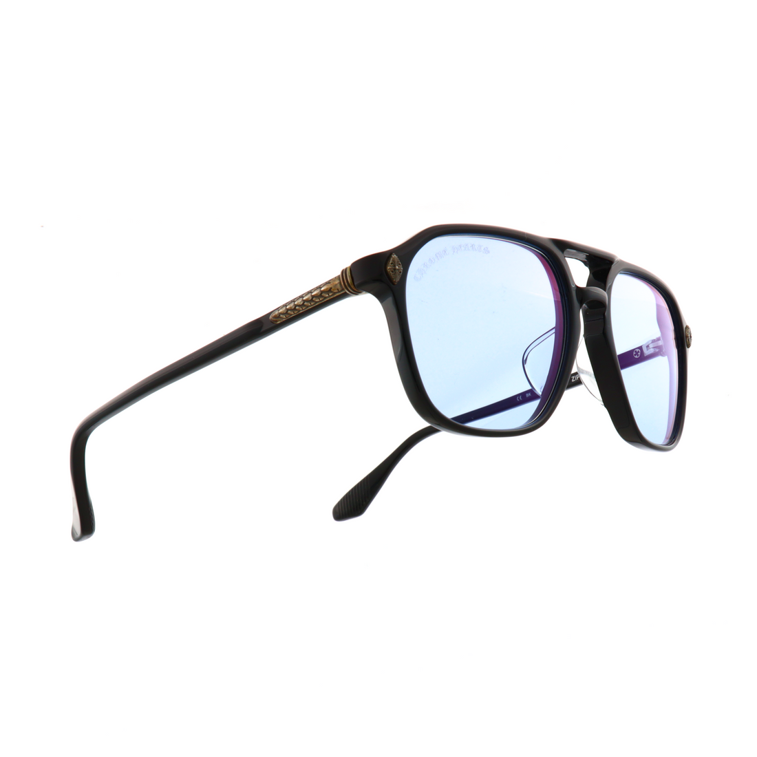 Chrome Hearts Zipher black sunglasses | Luxury Zipher Chrome Hearts eyewear | Rare Chrome Hearts sunglasses | Vintage Chrome Hearts Zipher model