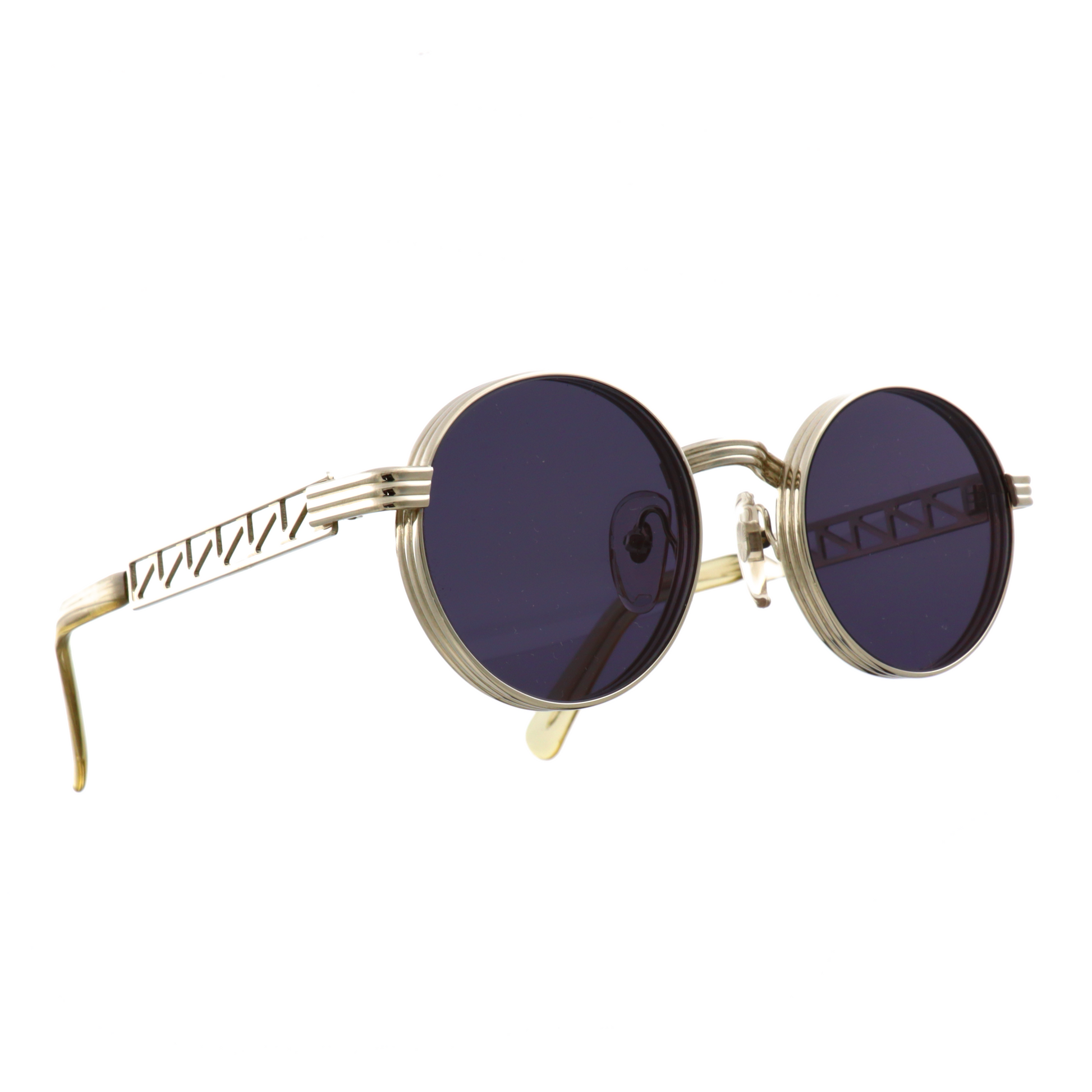 Vintage silver Jean Paul Gaultier eyewear side profile