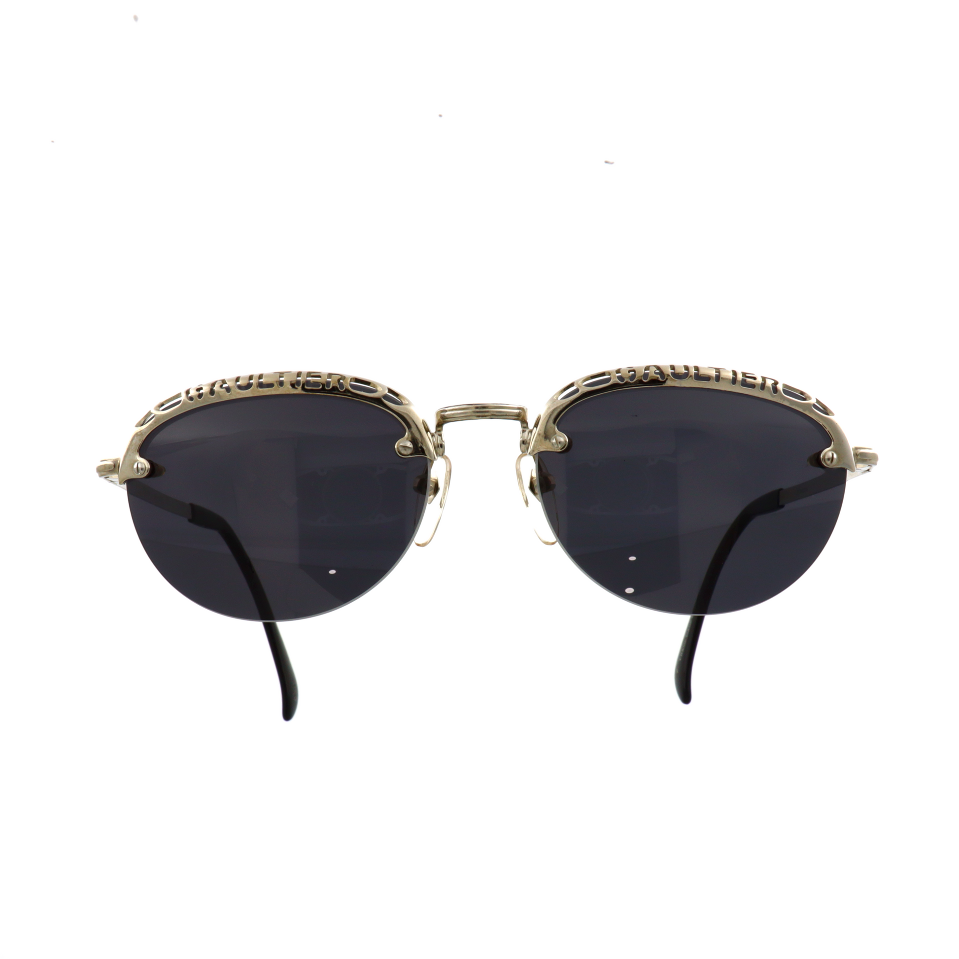 Jean Paul Gaultier 56-3175 silver frame front view