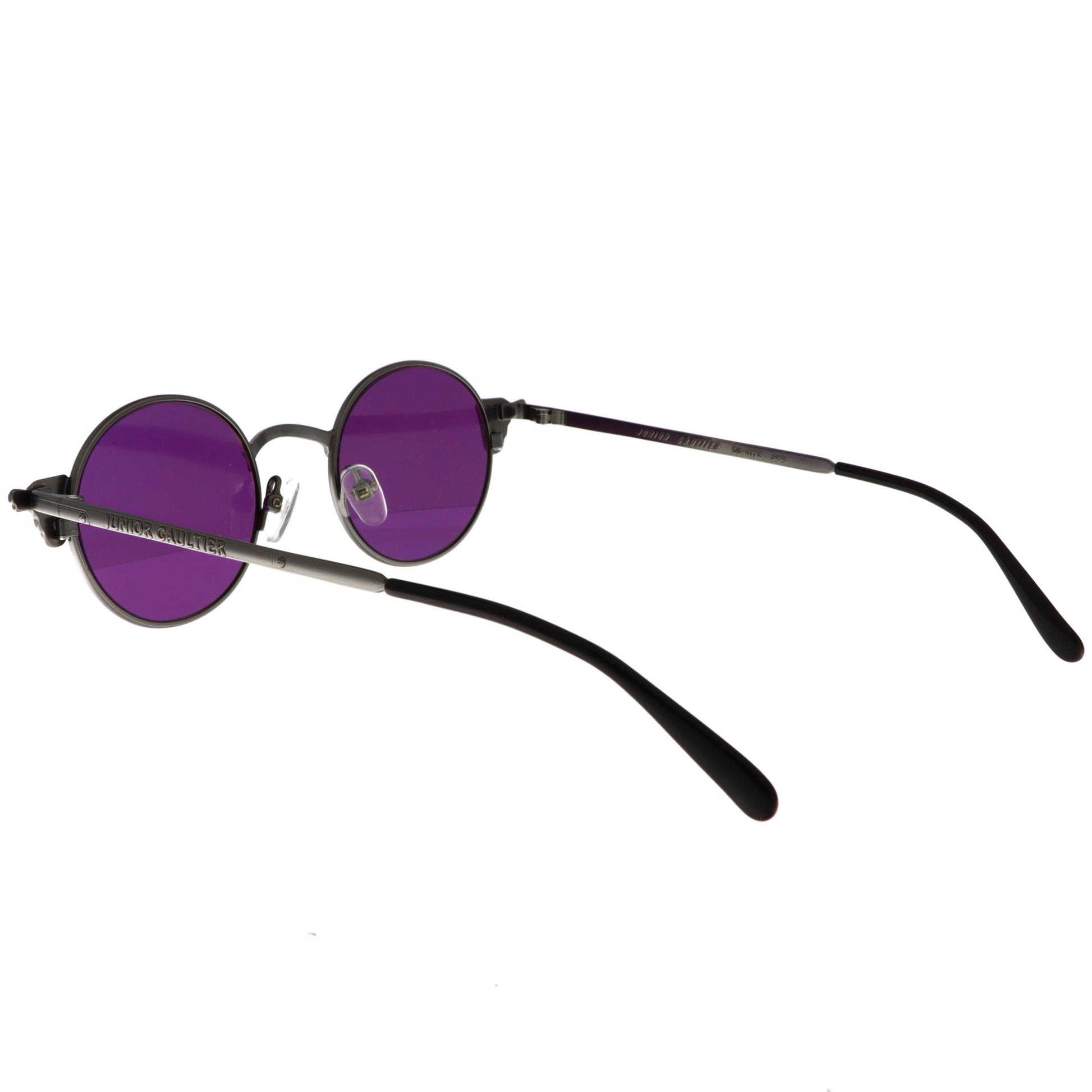 Luxury collectible grey eyewear close-up
