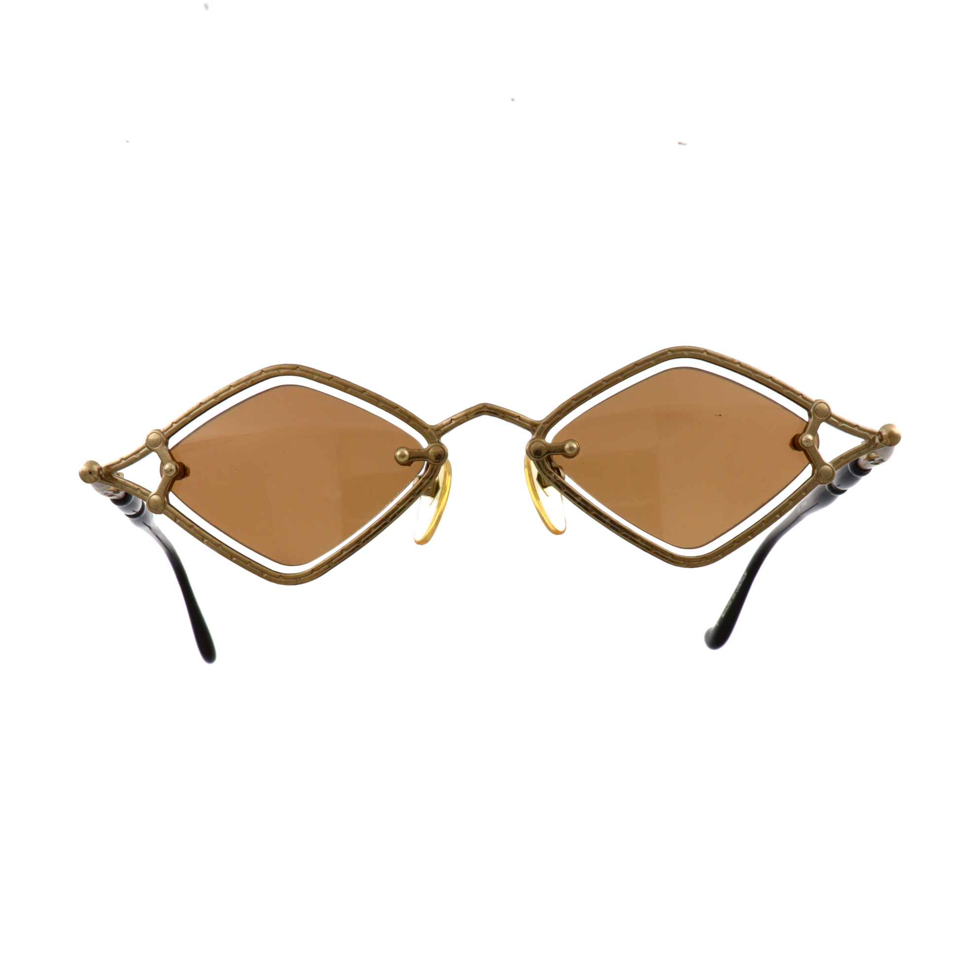 Jean Paul Gaultier 56-7203 brass frame front view