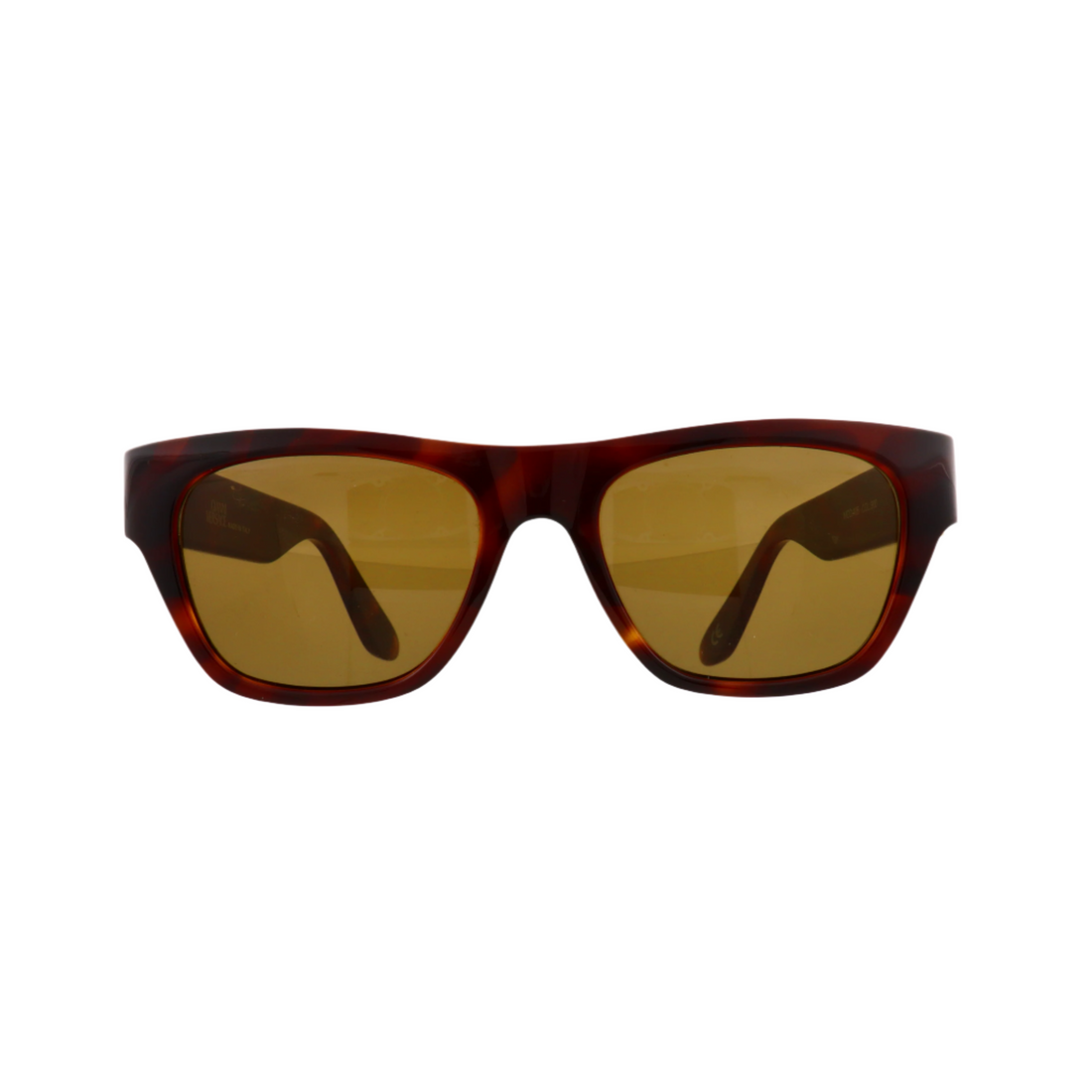 Gianni Versace 405 sunglasses front angle view | Versace 405 gold and brown frame close-up | Versace 405 brown-green lens sunglasses | Luxury Gianni Versace 405 sunglasses side profile