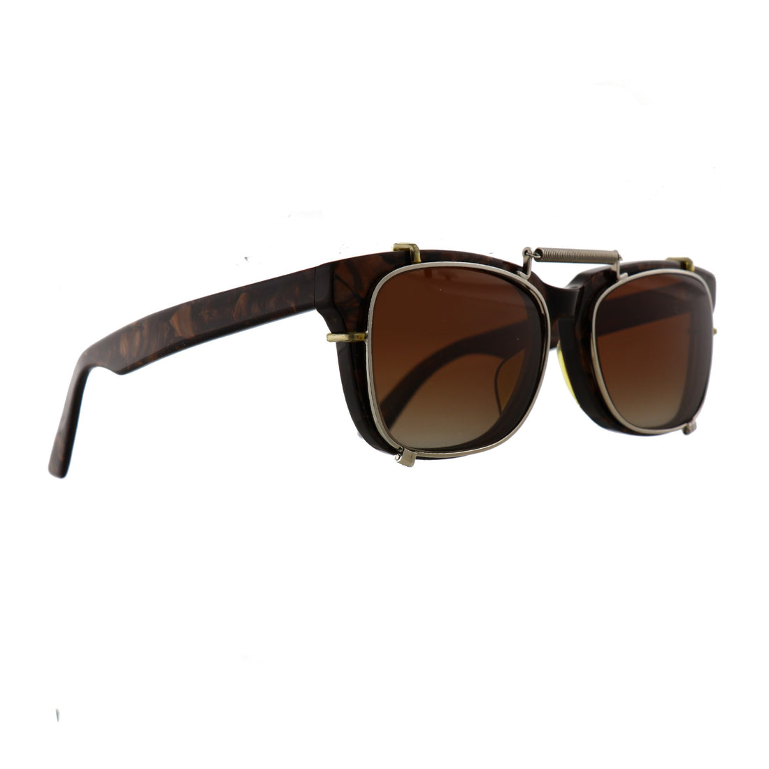 Jean Paul Gaultier 56-8006 sunglasses, brown pearl tortoise JPG sunglasses, vintage Gaultier clip-on sunglasses, 1990s Japanese designer eyewear