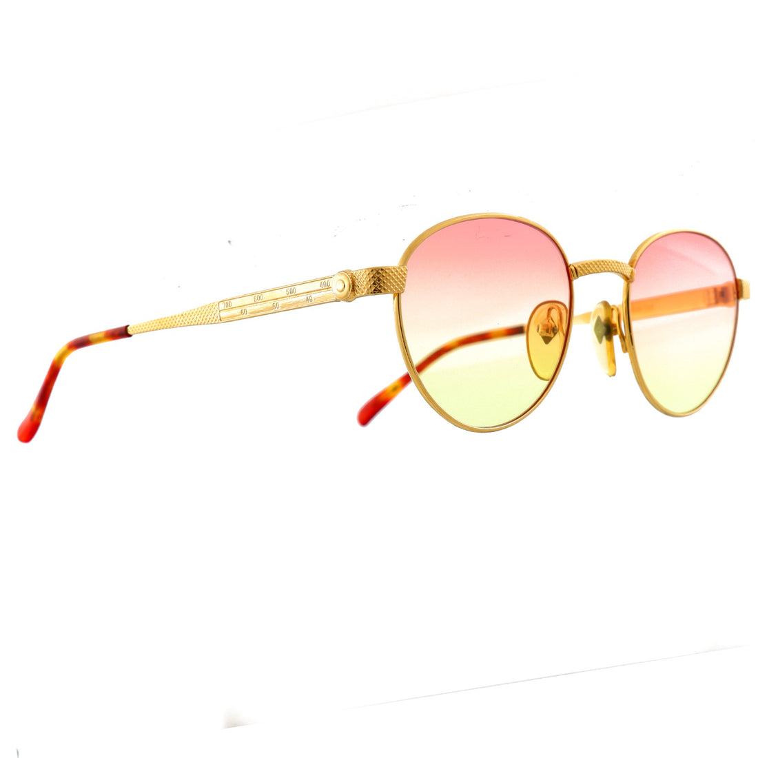 JPG gradient lens sunglasses pink yellow

