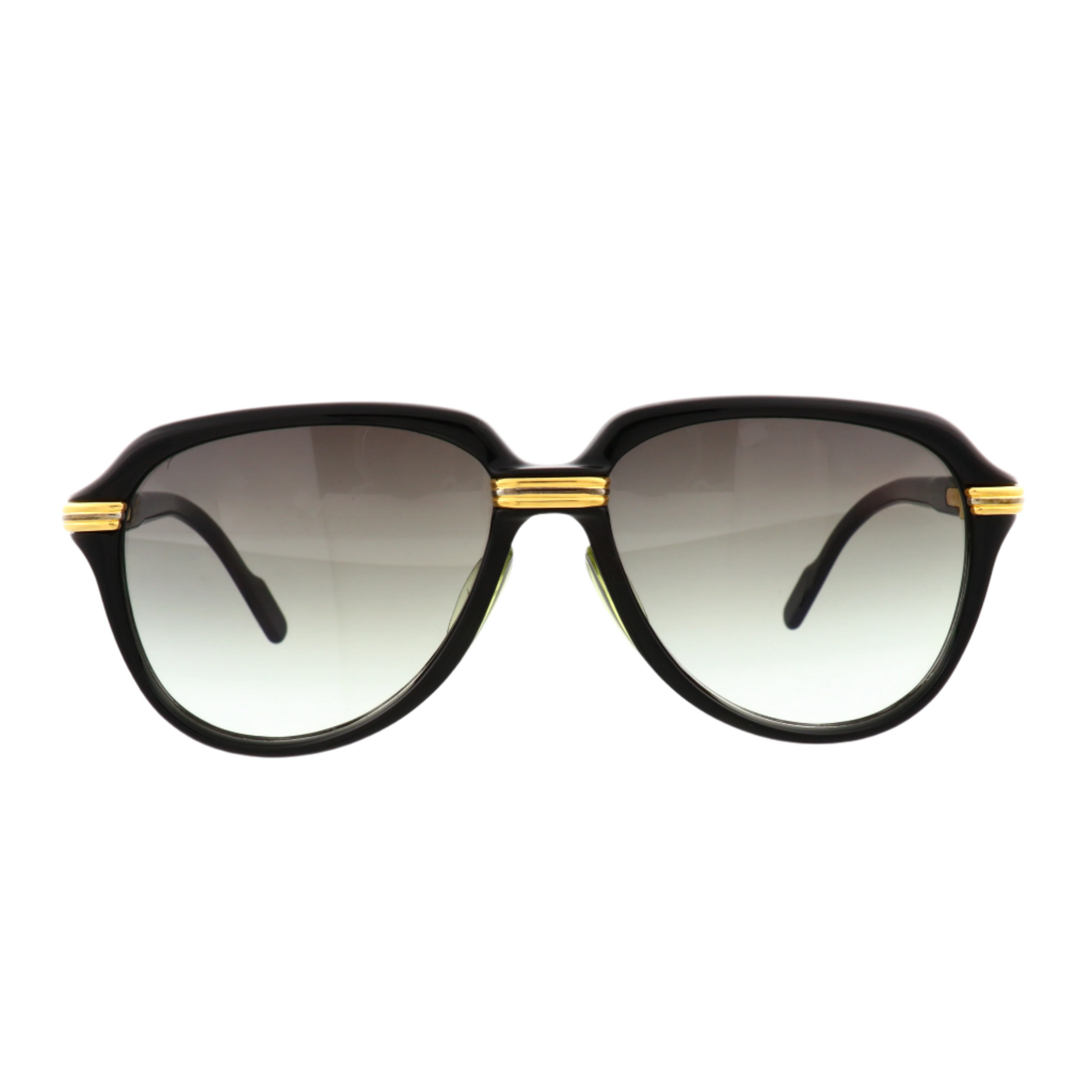 Must de Cartier Sunglasses Model Vitesse size 58 (Black)