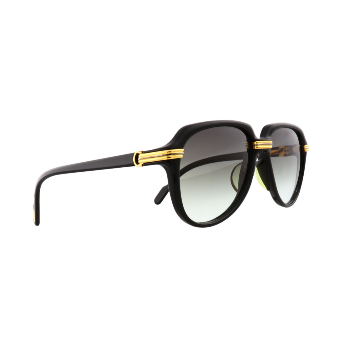 Must de Cartier Sunglasses Model Vitesse size 58 (Black)