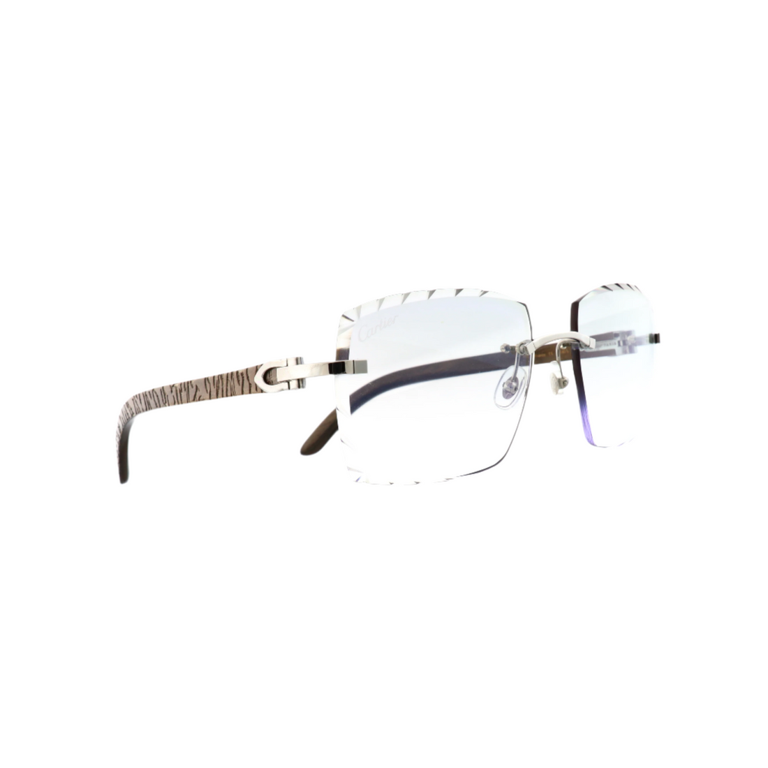 Must de Cartier Sunglasses Model Vintage C Décor Zebra – Dark Brown Edition