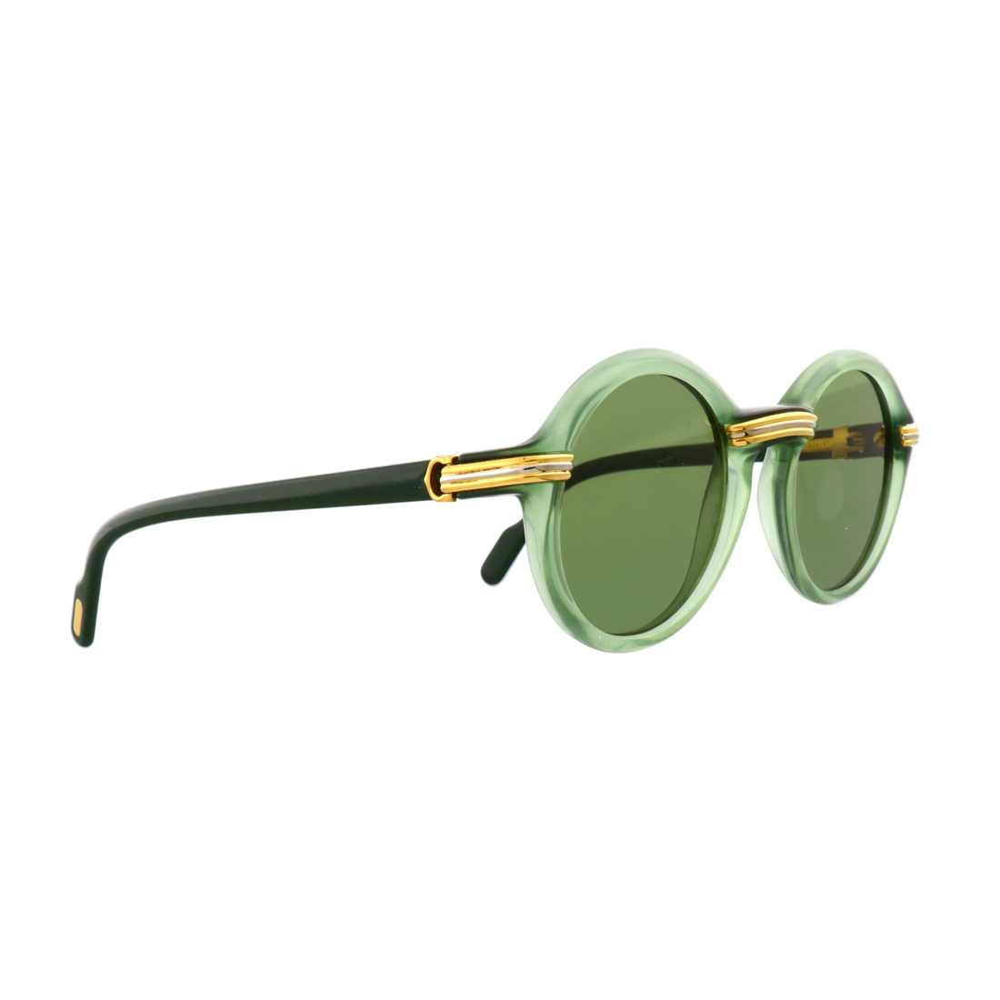 Must de Cartier sunglasses model Cabriolet (ultra rare green color)