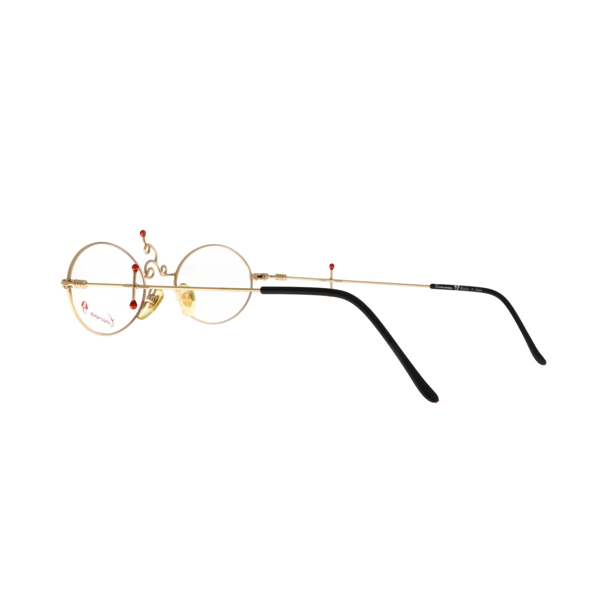 Casanova Arche 1 sunglasses with gold frames and dark lenses, stylish eyewear for fashion-forward looks.