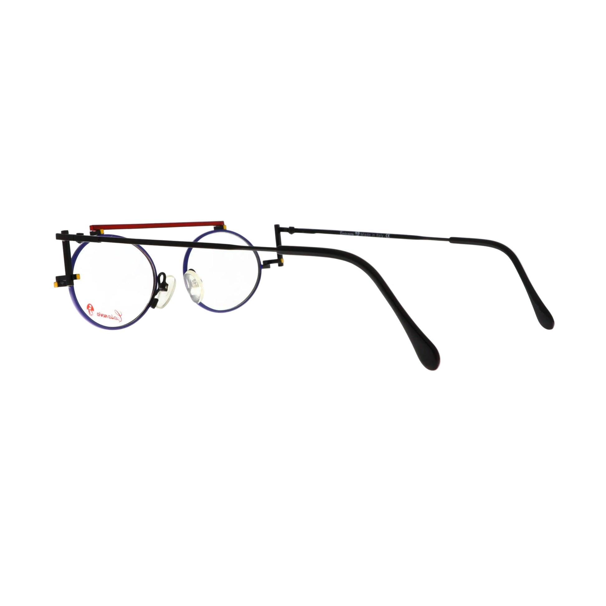 Casanova RVC 4 black sunglasses with rounded frames and dark lenses, stylish eyewear for sun protection and fashion.