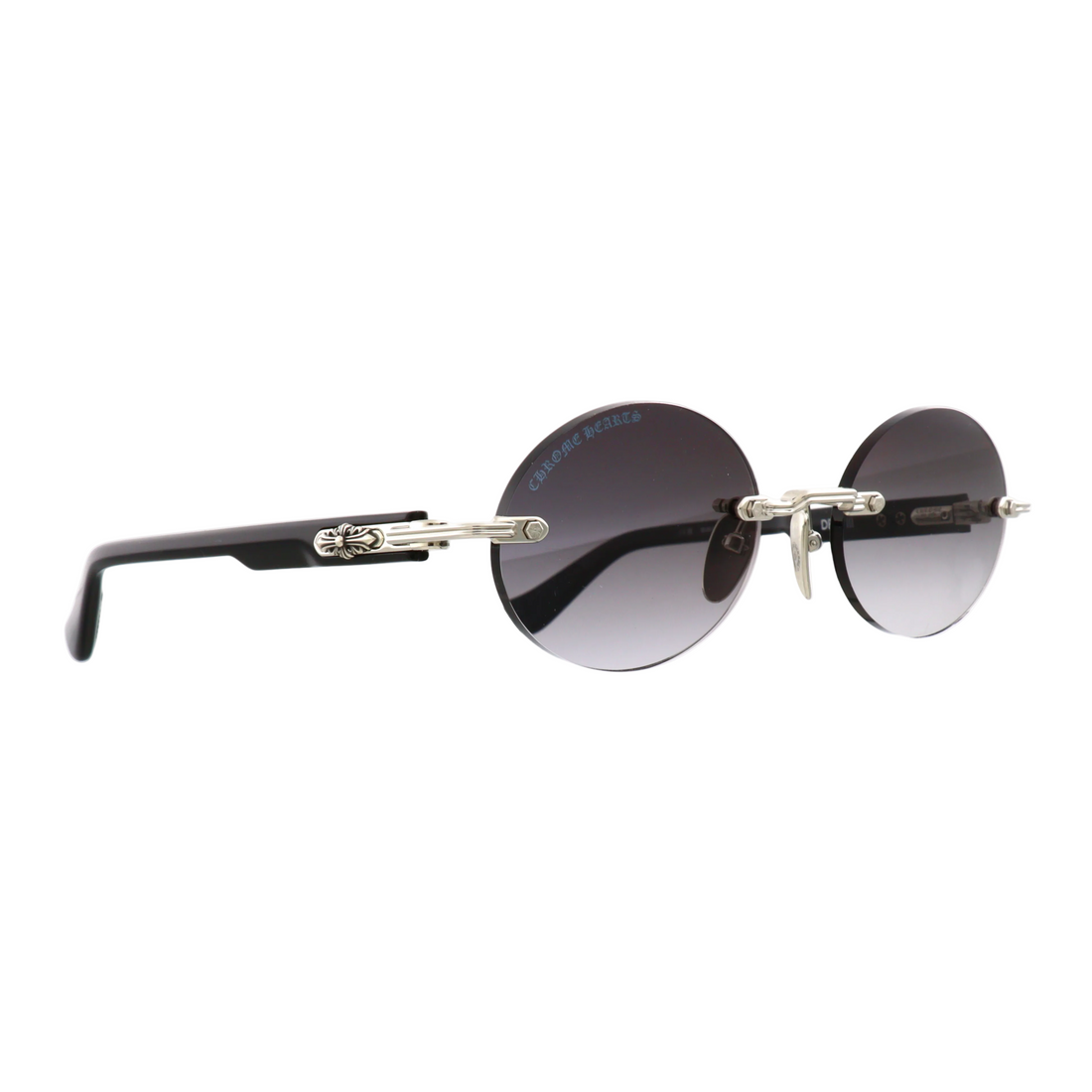 Chrome Hearts sunglasses model Deep III (Black acetate)