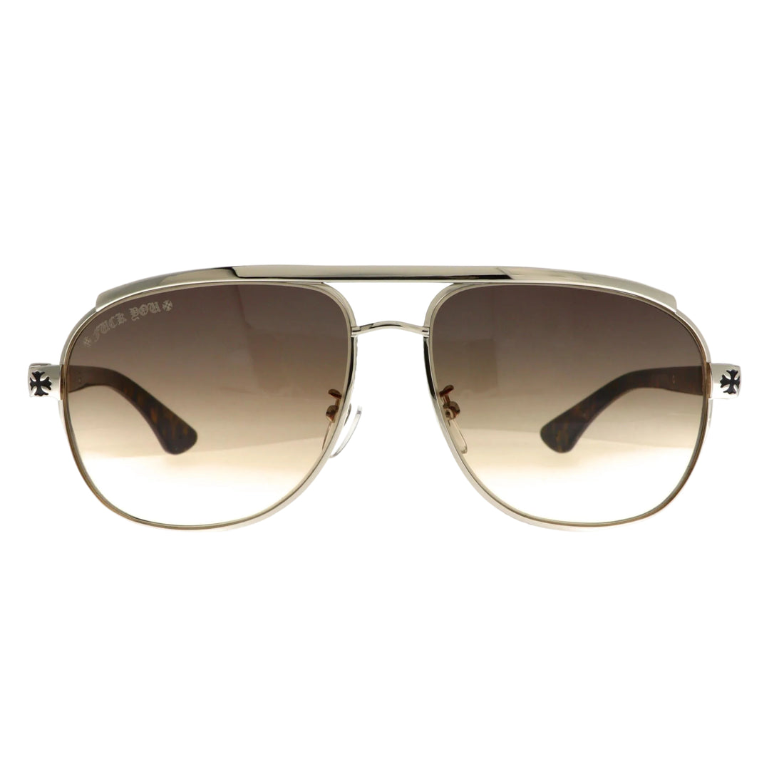 Chrome Hearts Boneyard sunglasses with black frames and tinted lenses, new with tags, stylish and iconic eyewear.