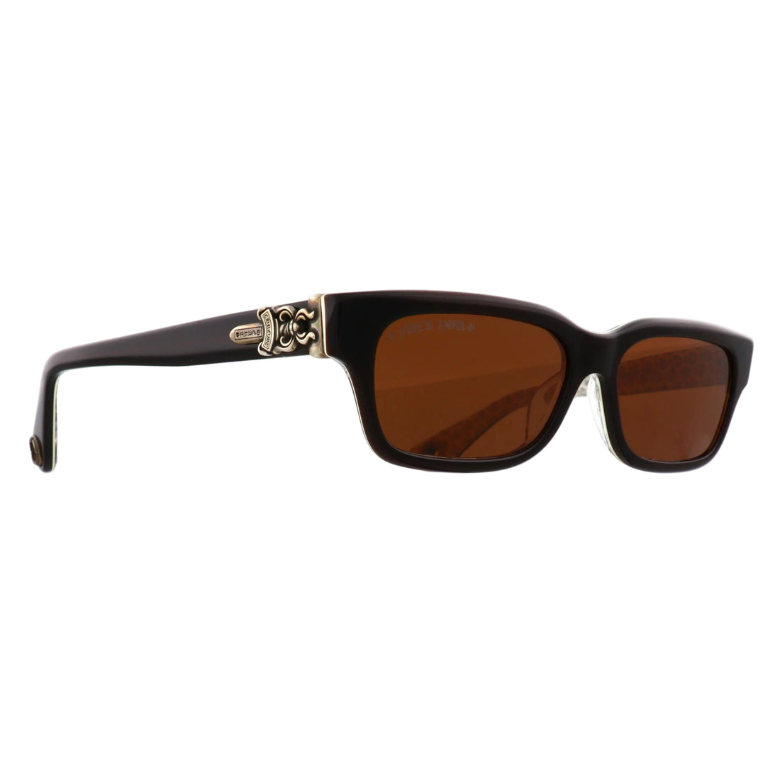 Chrome Hearts Hey Jack U Late II sunglasses in black, new with tags, featuring sleek frame and stylish design.