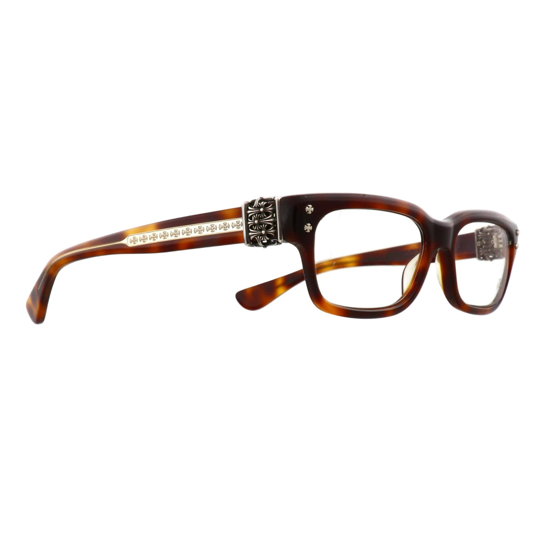 Chrome Hearts Hey Jack U Late brown sunglasses with sleek frame and tinted lenses, stylish and modern eyewear for men.