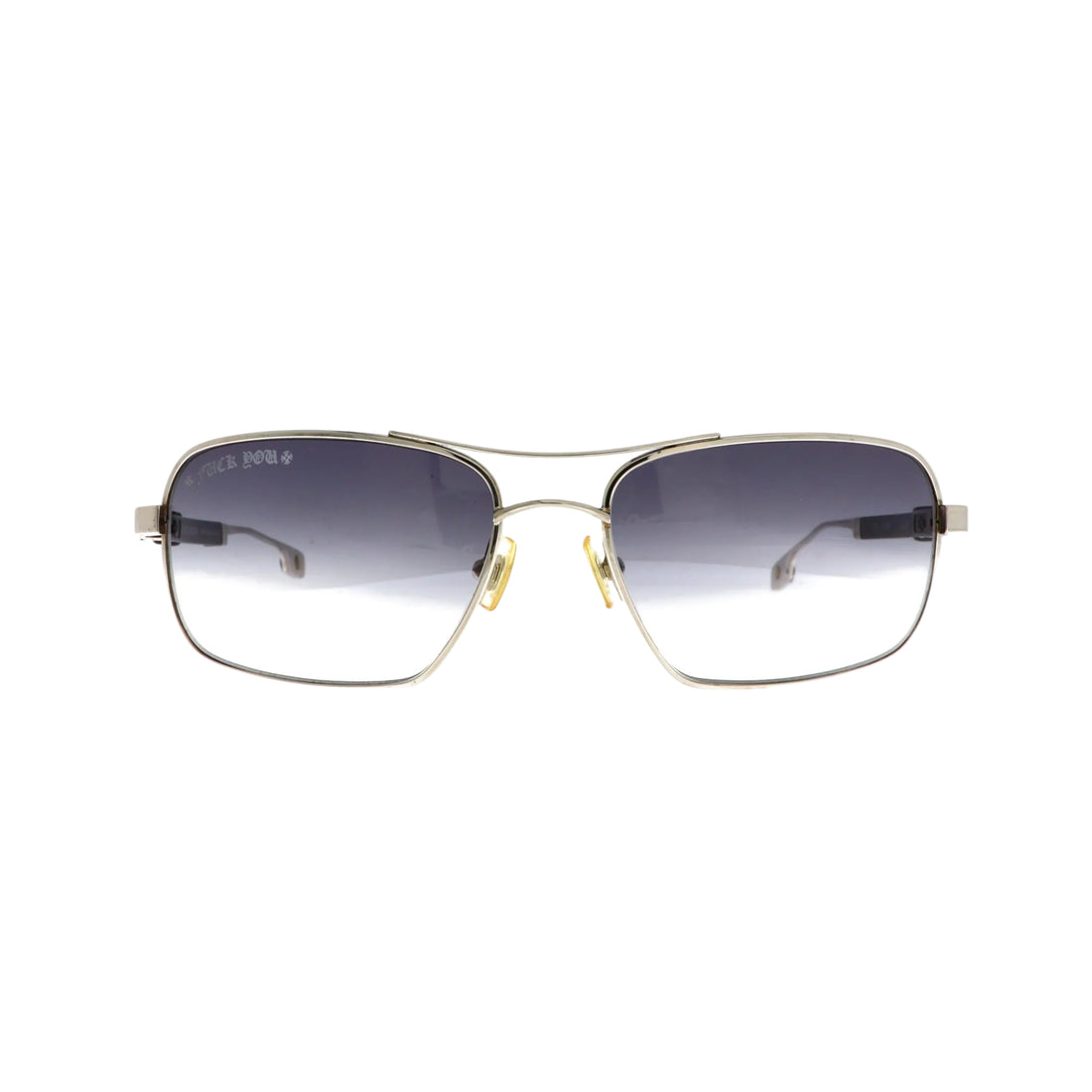 Chrome Hearts Loomer sunglasses in black with round frames, showcasing the iconic designer style and craftsmanship.