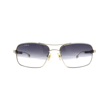 Chrome Hearts Loomer sunglasses in black with round frames, showcasing the iconic designer style and craftsmanship.