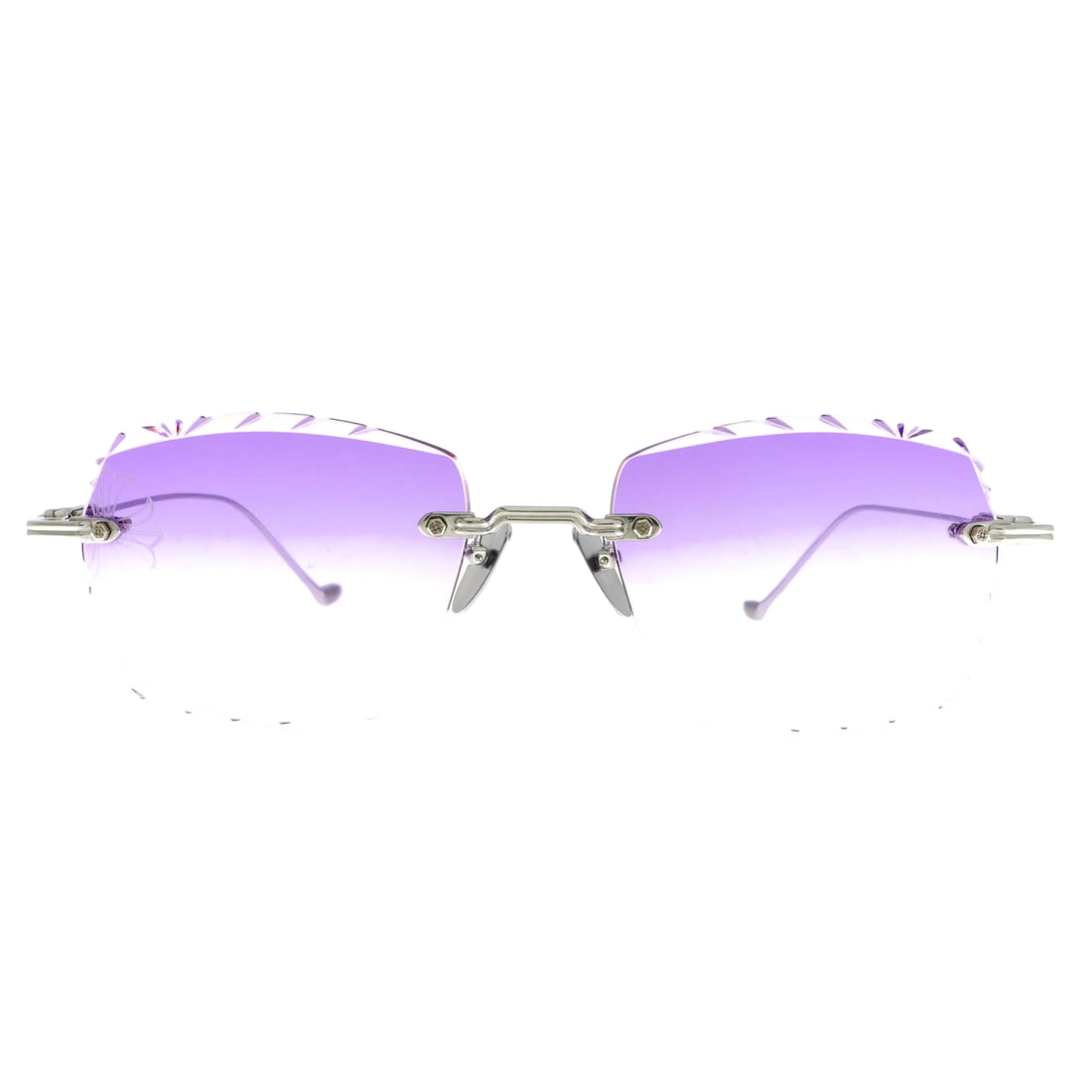 Chrome Hearts Soffffffffers sunglasses with silver front and sleek design, showcasing stylish eyewear with high-quality craftsmanship.
