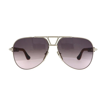Chrome Hearts Wet Tee sunglasses with brown wooden arms, featuring sleek frames and dark tinted lenses.