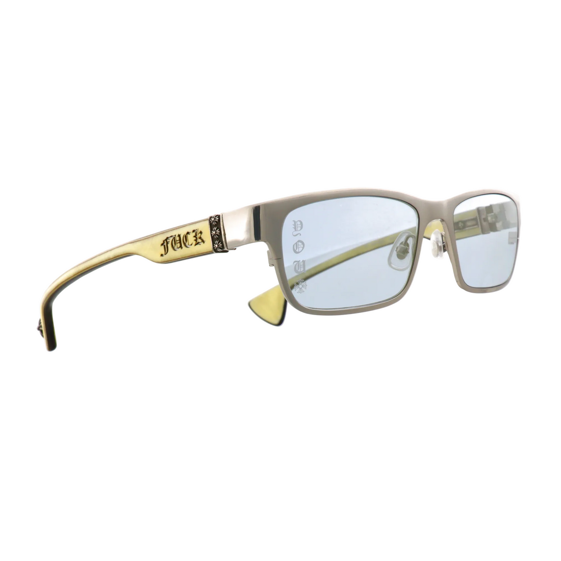 Chrome Hearts Sunglasses Model Dixon YU-F color MSF-WTEB (vintage)