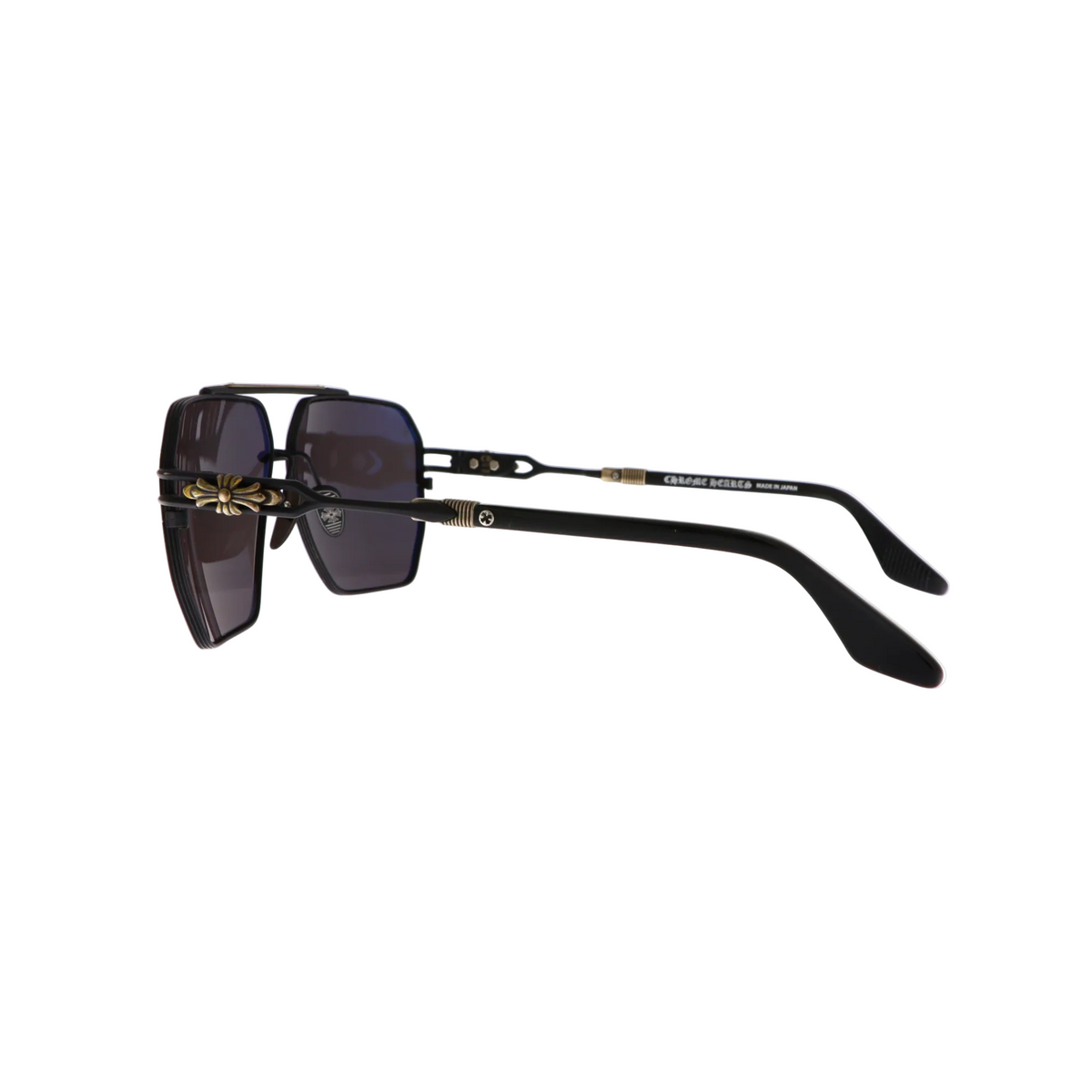 Chrome Hearts Ripping sunglasses with black frames and metal accents, new with tags, stylish and bold eyewear.