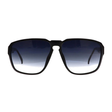 Black Dunhill sunglasses model 6041A with a sleek front view, size 58, showcasing modern designer eyewear.