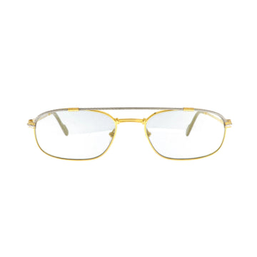 Fred Fregate sunglasses with gold front and black temples, stylish and lightweight eyewear for sun protection and fashion.