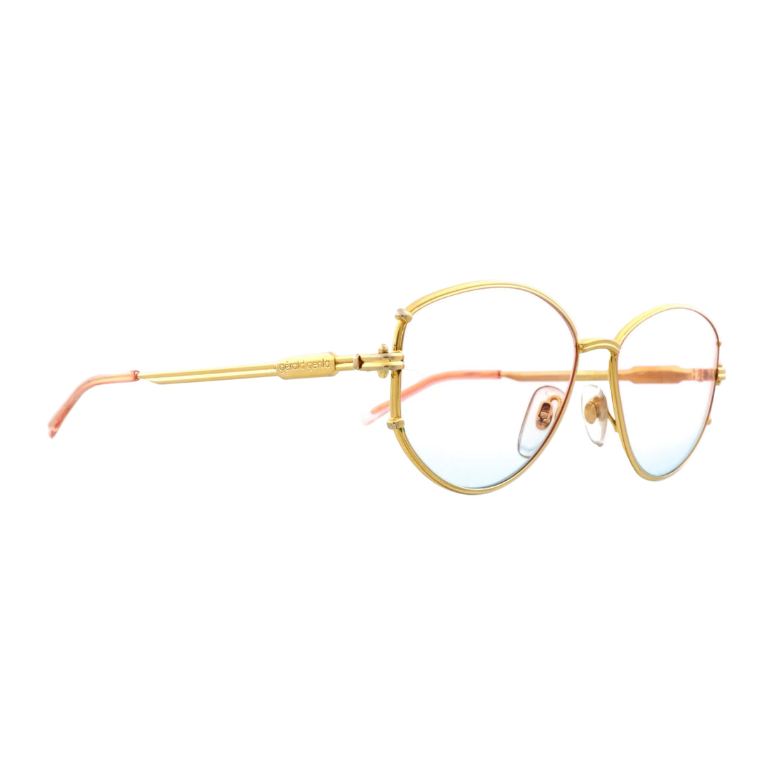 Gerald Genta New Classic 07 sunglasses with gold front and sleek frame, stylish eyewear by Gerald Genta.