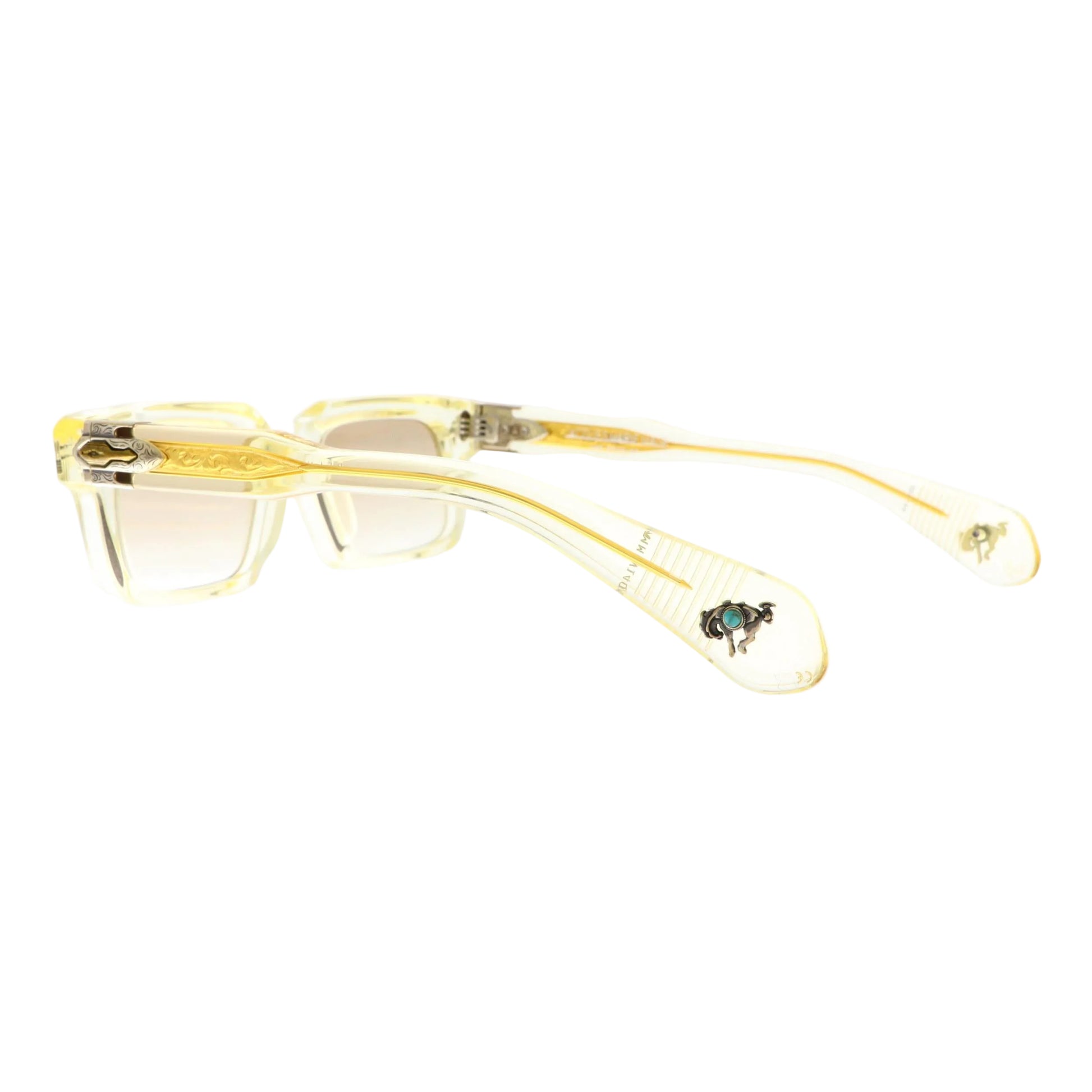 Jacques Marie Mage Belvedere sunglasses with gold frame and crystal lenses, new with tags, stylish eyewear for a sophisticated look