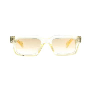 Jacques Marie Mage Belvedere sunglasses with gold front and crystal accents, new with tags, stylish eyewear for sun protection.