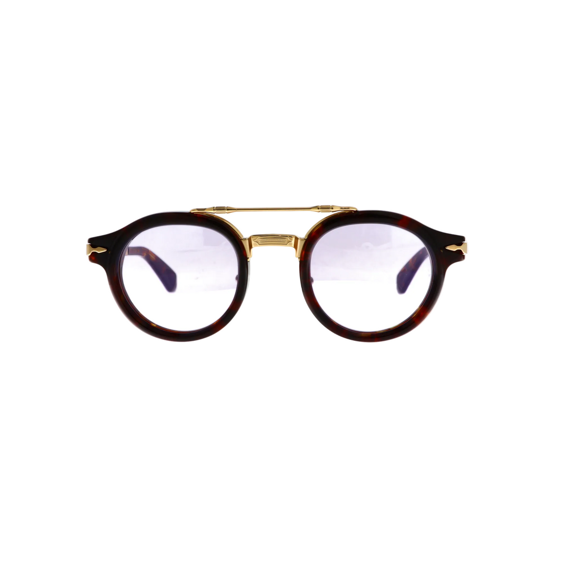 Jacques Marie Mage Delage sunglasses in dark Havana with tags, featuring a stylish frame and tinted lenses.