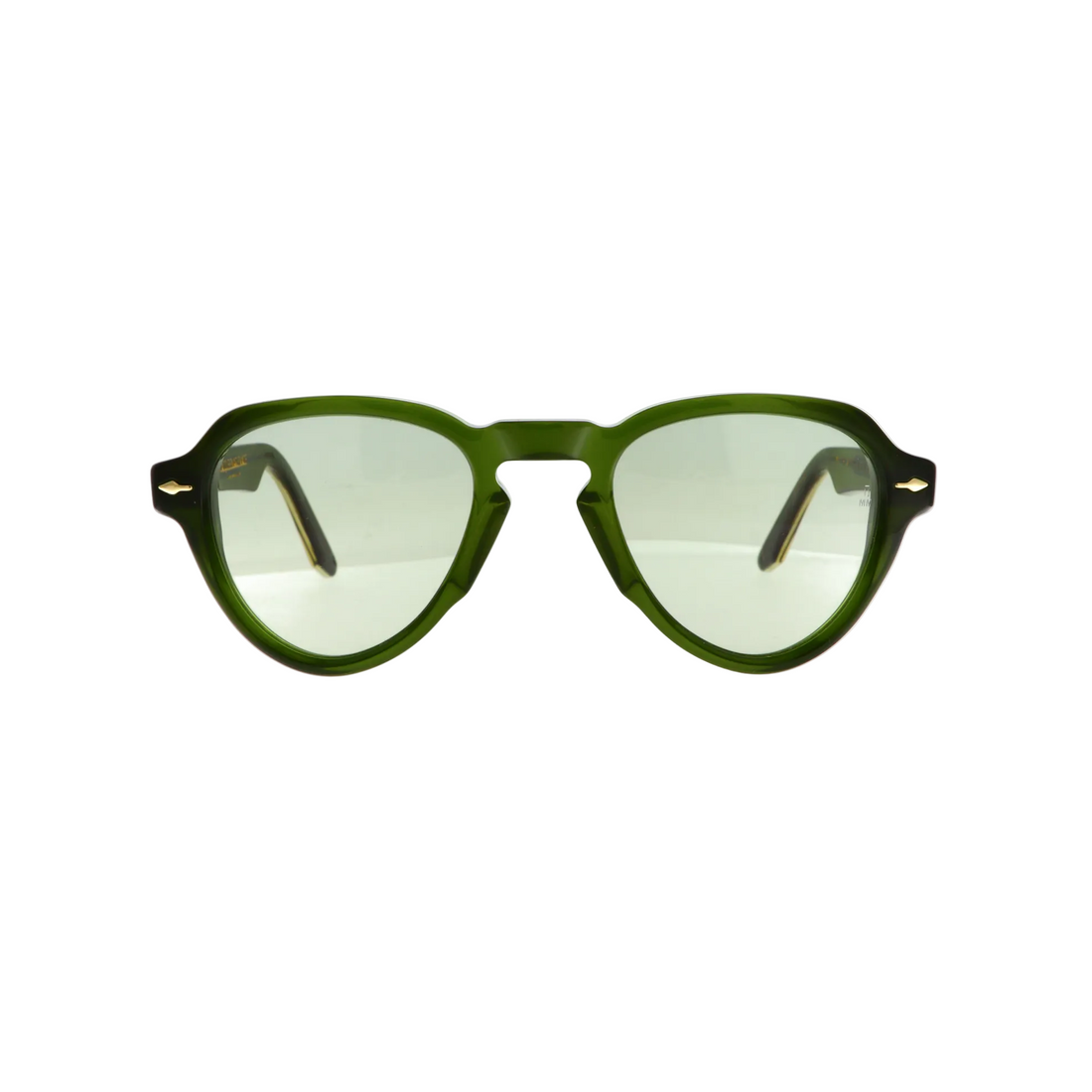 Jacques Marie Mage Hatfield Rover sunglasses with black frame and tinted lenses, new with tags, front view.