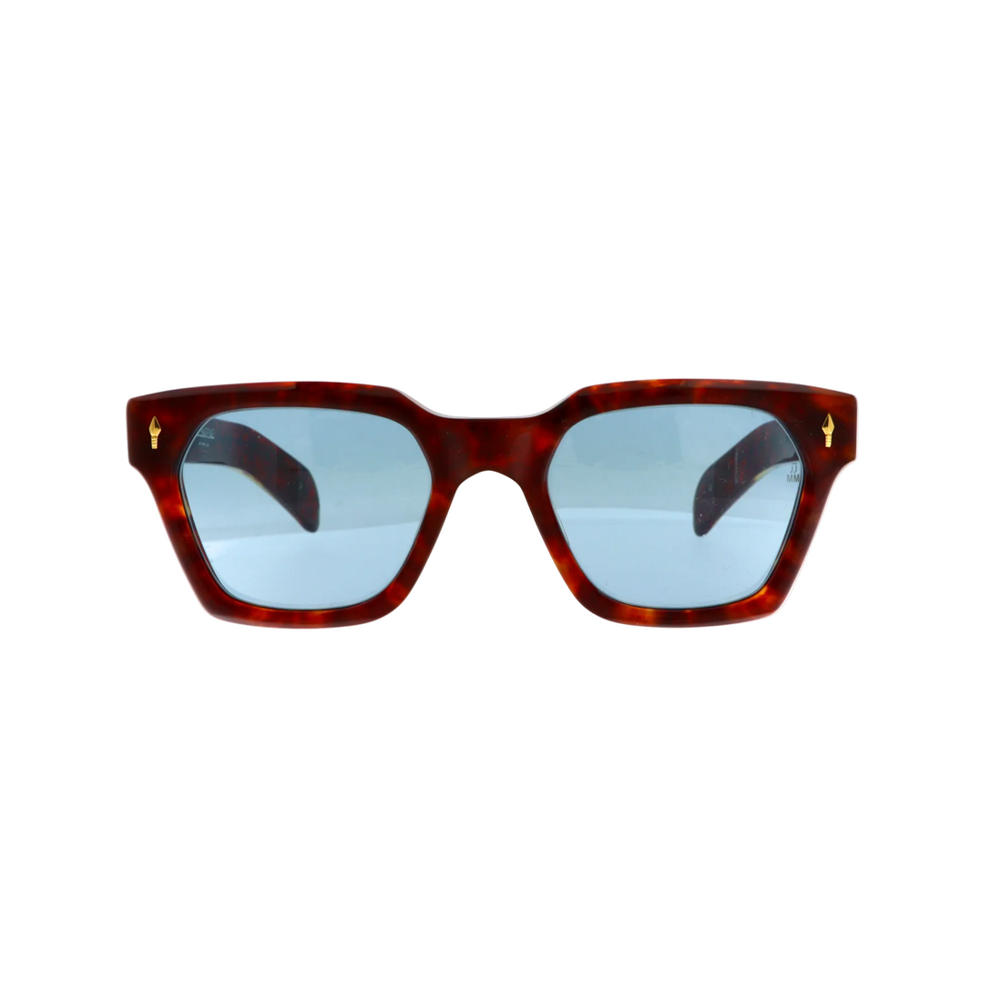 Jacques Marie Mage Sterett Breccia sunglasses with tags, featuring a bold frame and stylish design from the Last Frontier Collection.