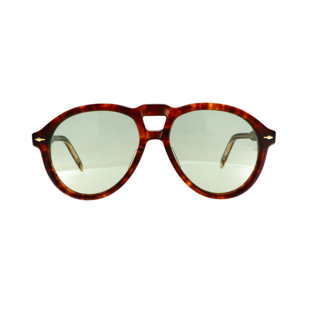 Jacques Marie Mage Valkyrie Argyle sunglasses with black frames and tinted lenses, new with tags.