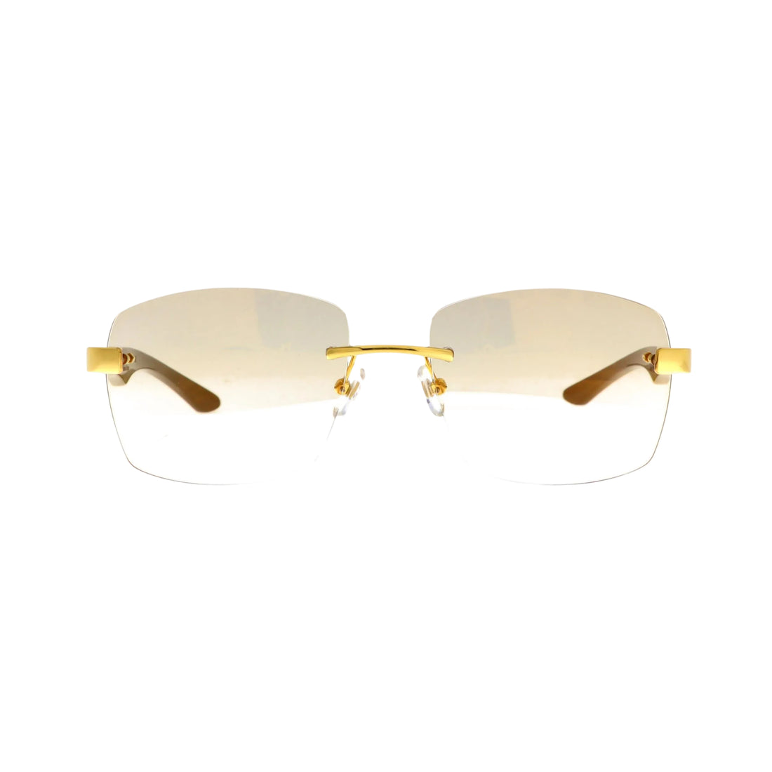 Maybach Artist III sunglasses with gold and white frames, featuring sleek, modern design and tinted lenses.