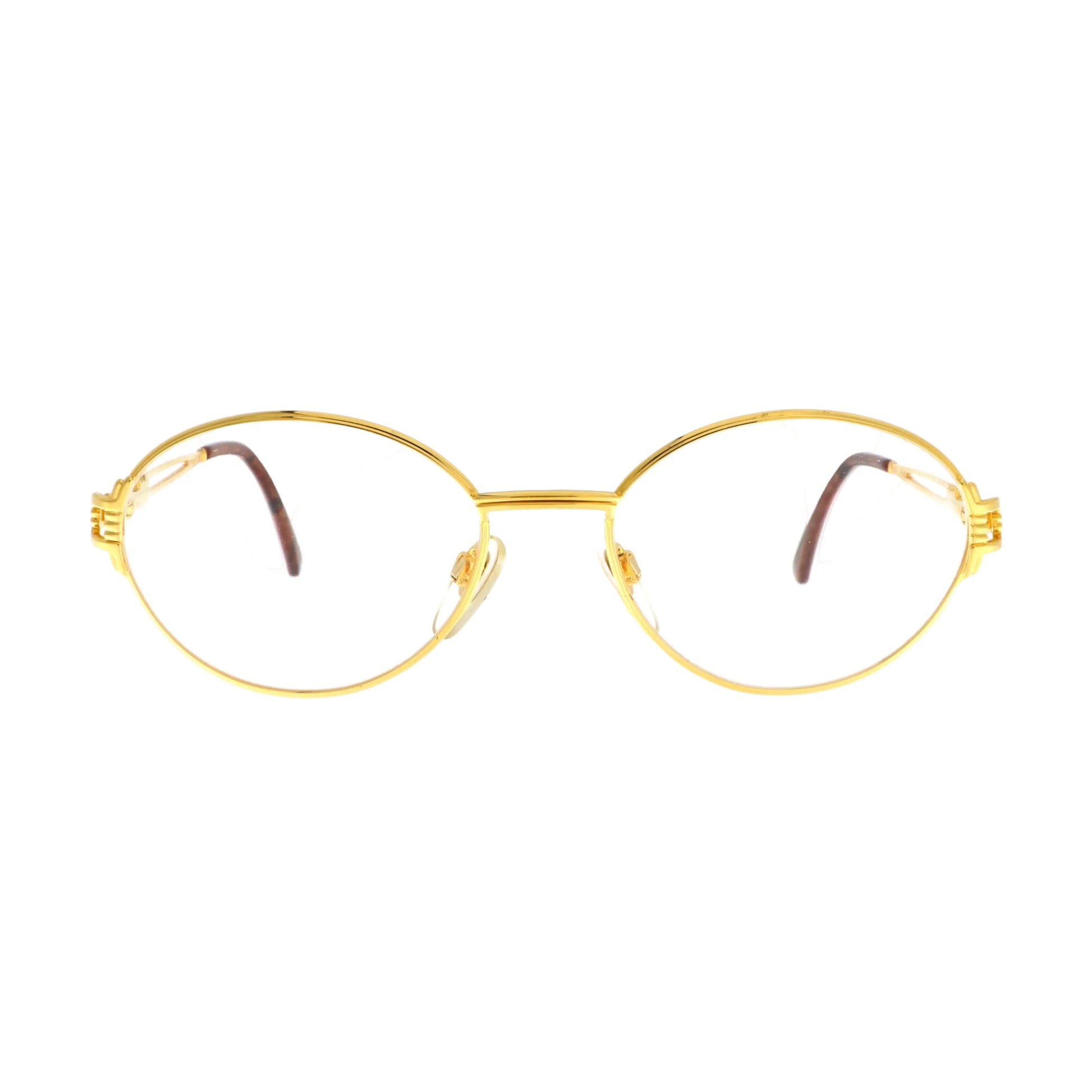 Gerald Genta Orama D'Arte sunglasses with gold front and sleek design, showcasing stylish eyewear for modern fashion.
