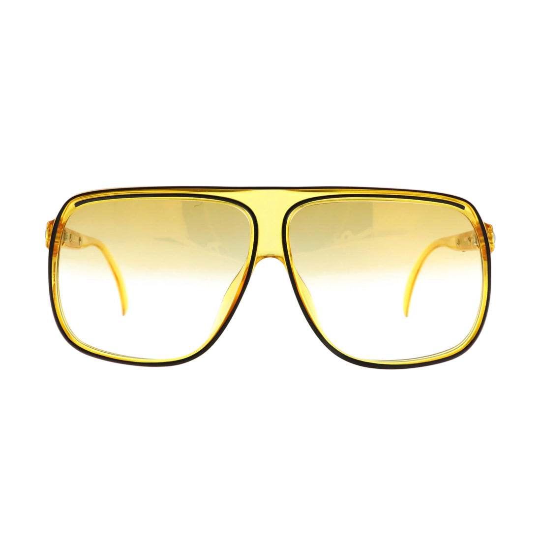 Gold Playboy sunglasses model 4542A with rectangular frames and dark lenses, stylish accessory for sun protection and fashion.
