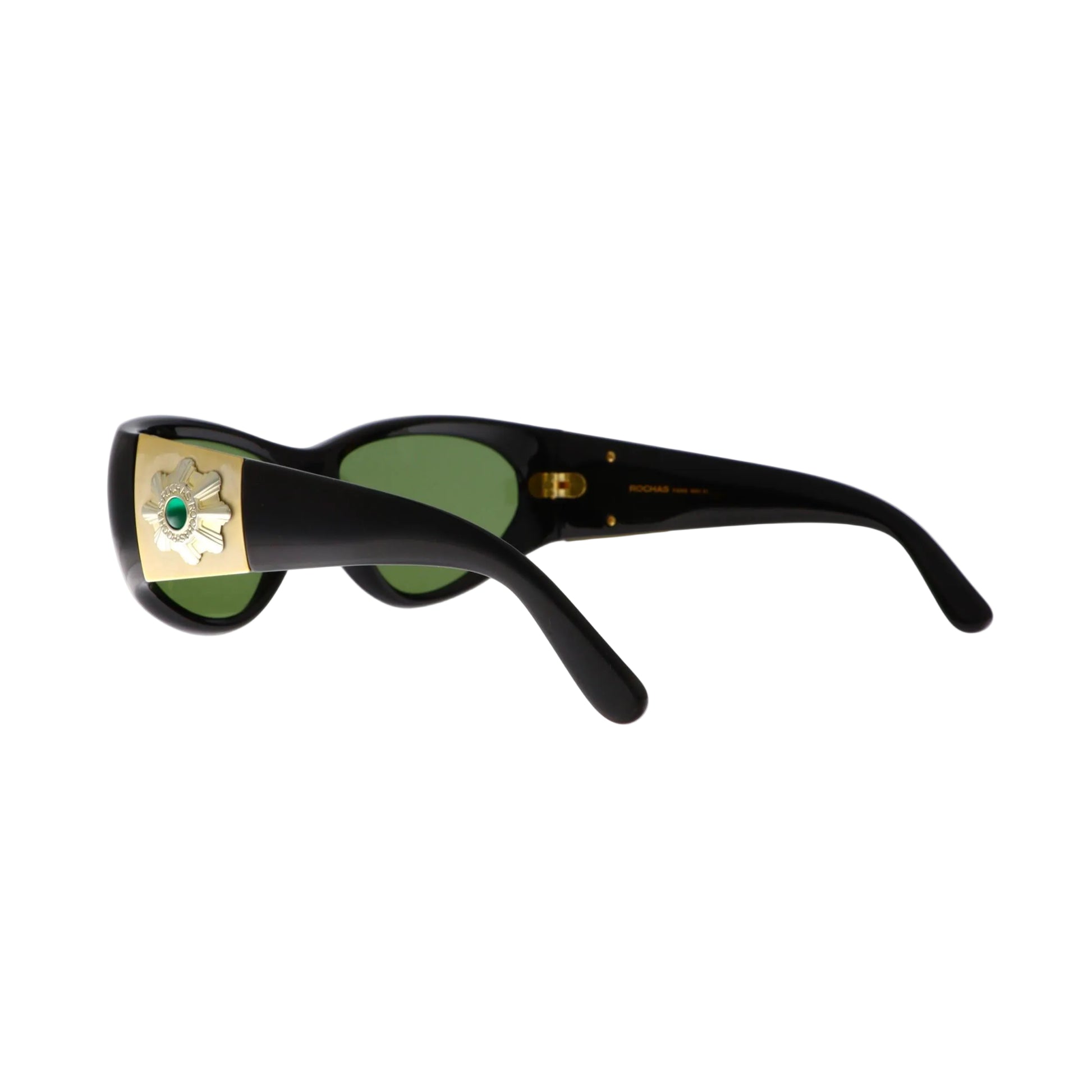 Rochas Paris sunglasses model 9031 with green lenses, stylish frame, and sleek design for a fashionable look.