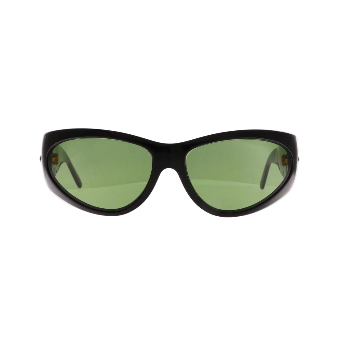 Rochas Paris sunglasses model 9031 with green lenses and stylish frame, front view showcasing modern fashion design.