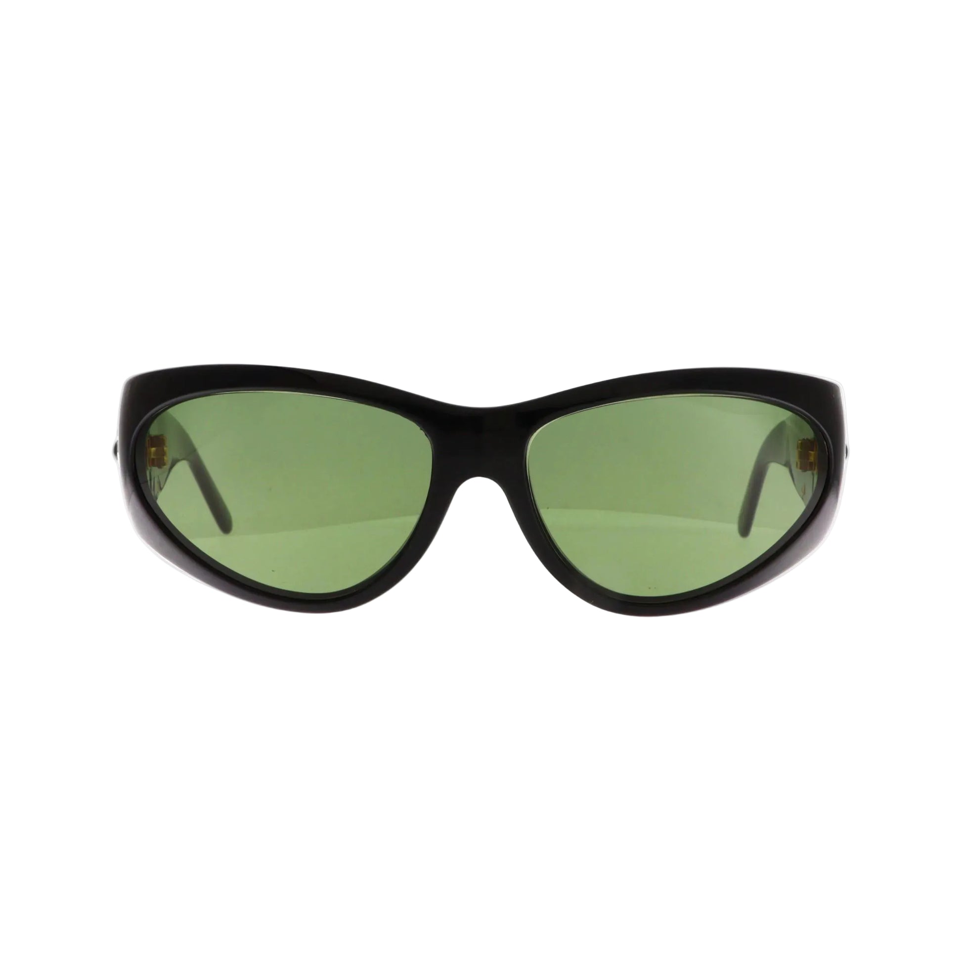 Rochas Paris sunglasses model 9031 with green lenses and stylish frame, front view showcasing modern fashion design.